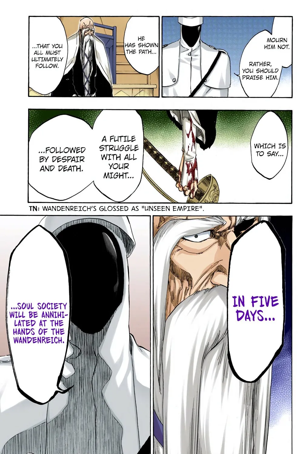 Bleach: Thousand-Year Blood War, chapter 483, page 35