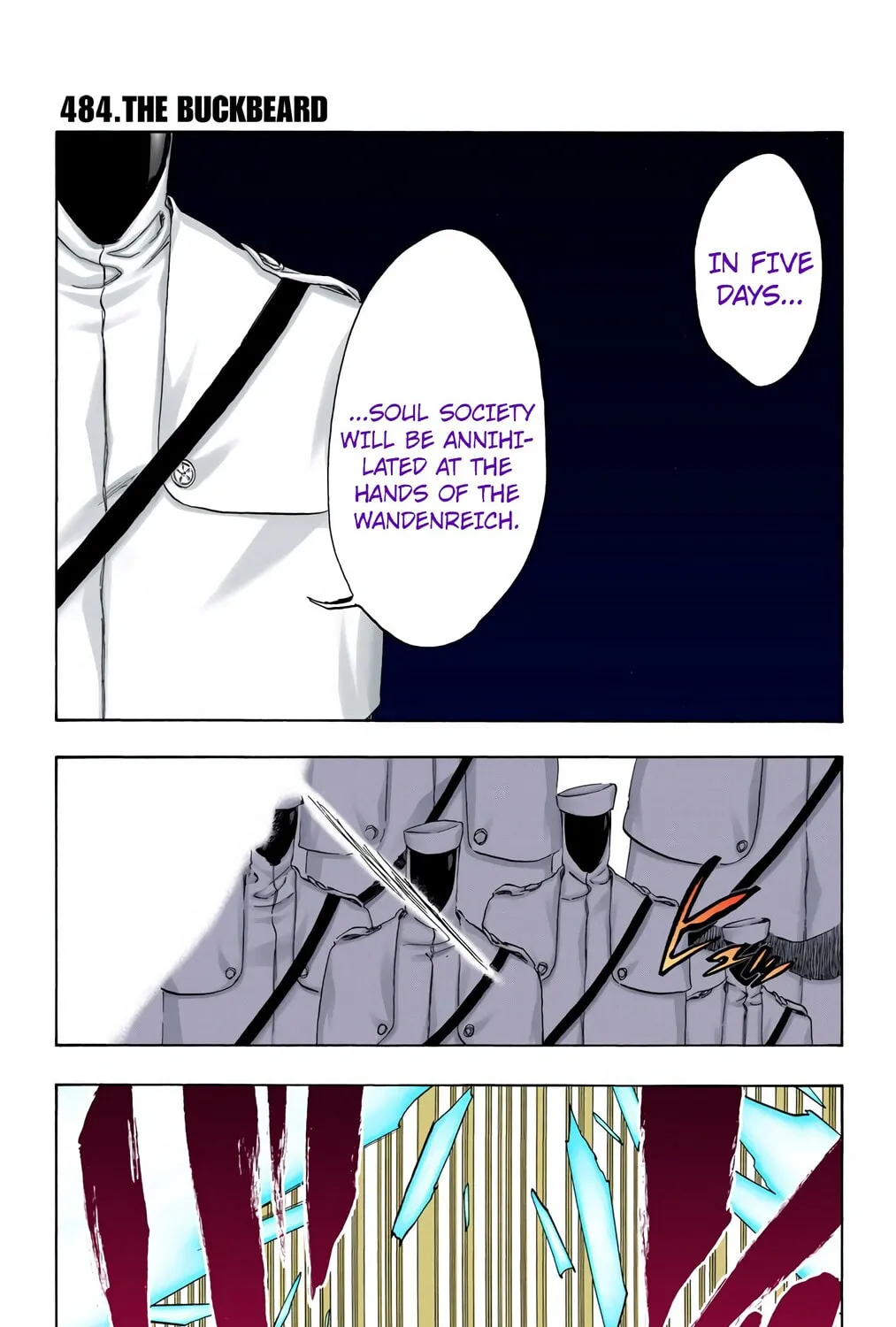 Bleach: Thousand-Year Blood War, chapter 484, page 1