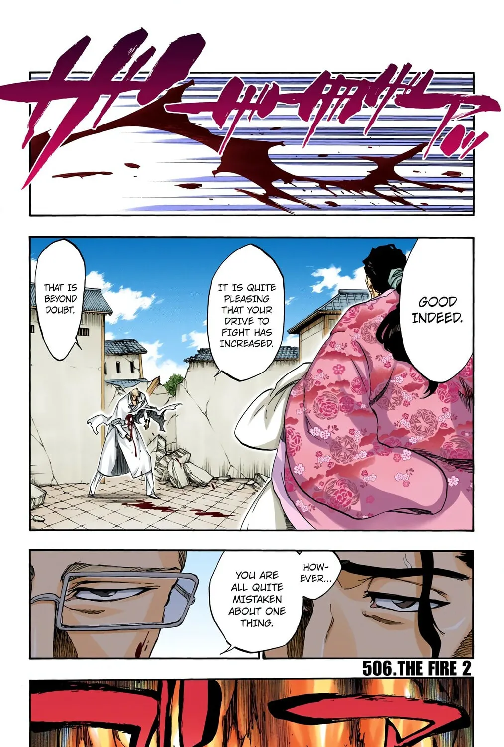 Bleach: Thousand-Year Blood War, chapter 506, page 3