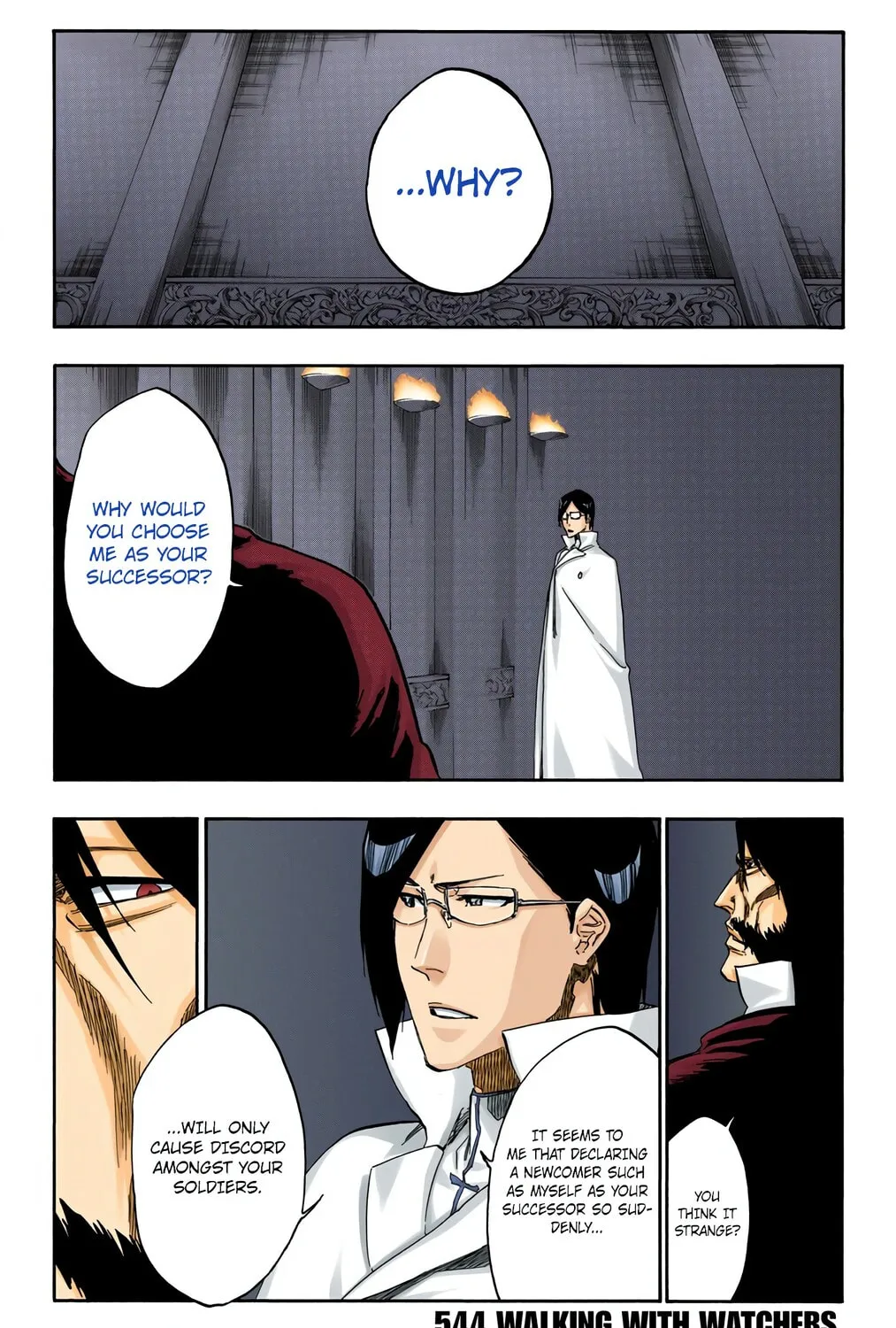 Bleach: Thousand-Year Blood War, chapter 544, page 1