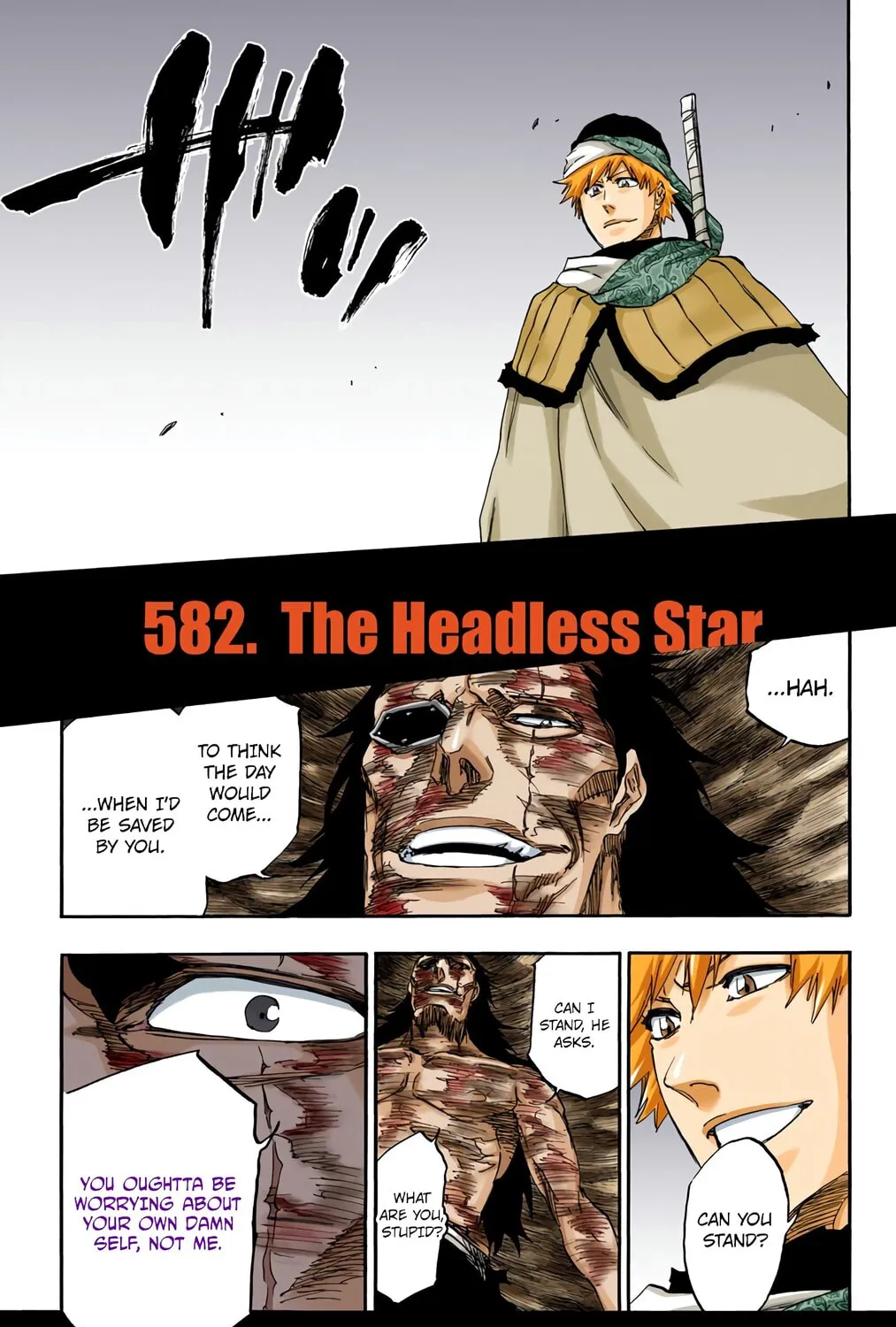 Bleach: Thousand-Year Blood War, chapter 582, page 1