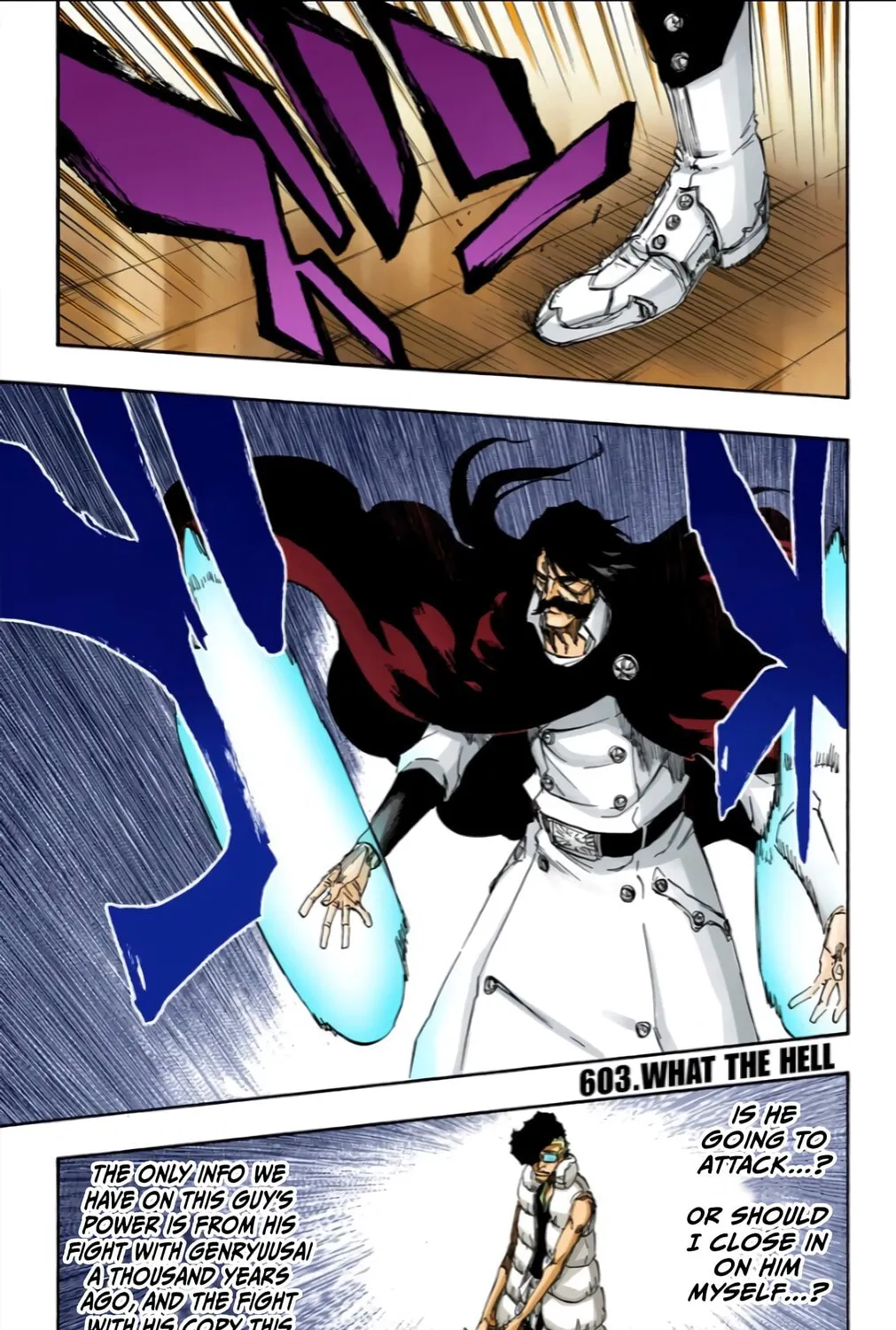 Bleach: Thousand-Year Blood War, chapter 603, page 1