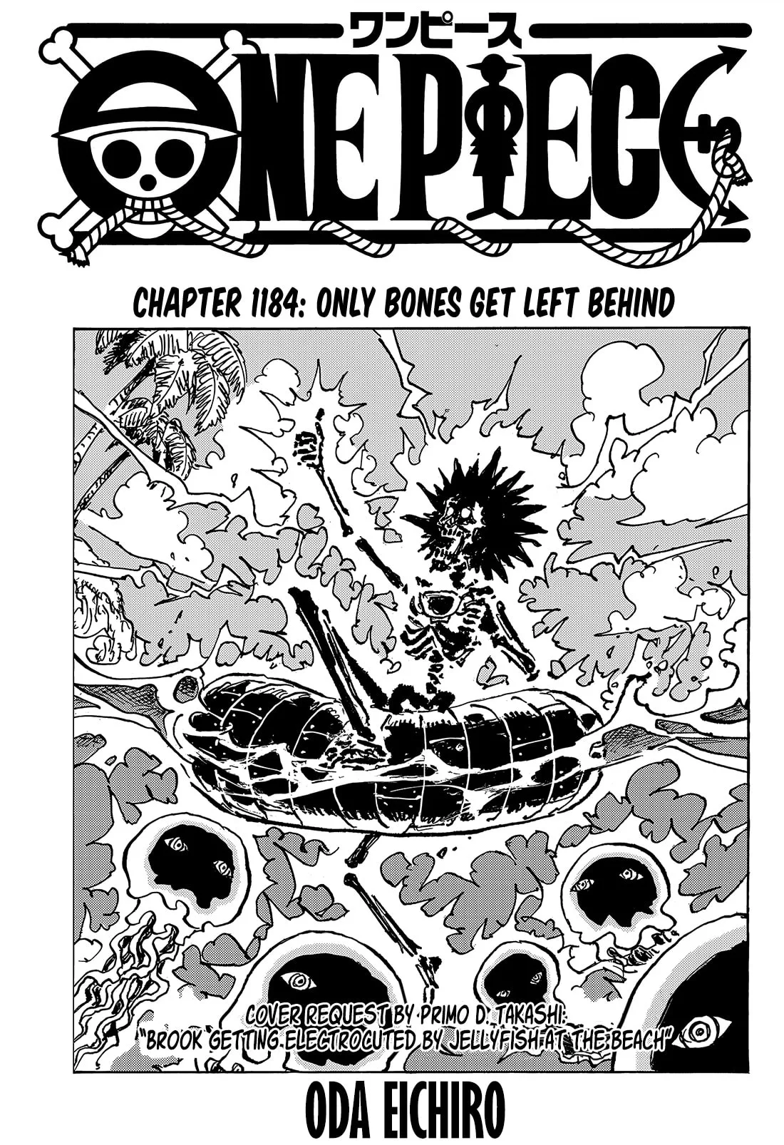 One Piece Manga, chapter 1184, page 1