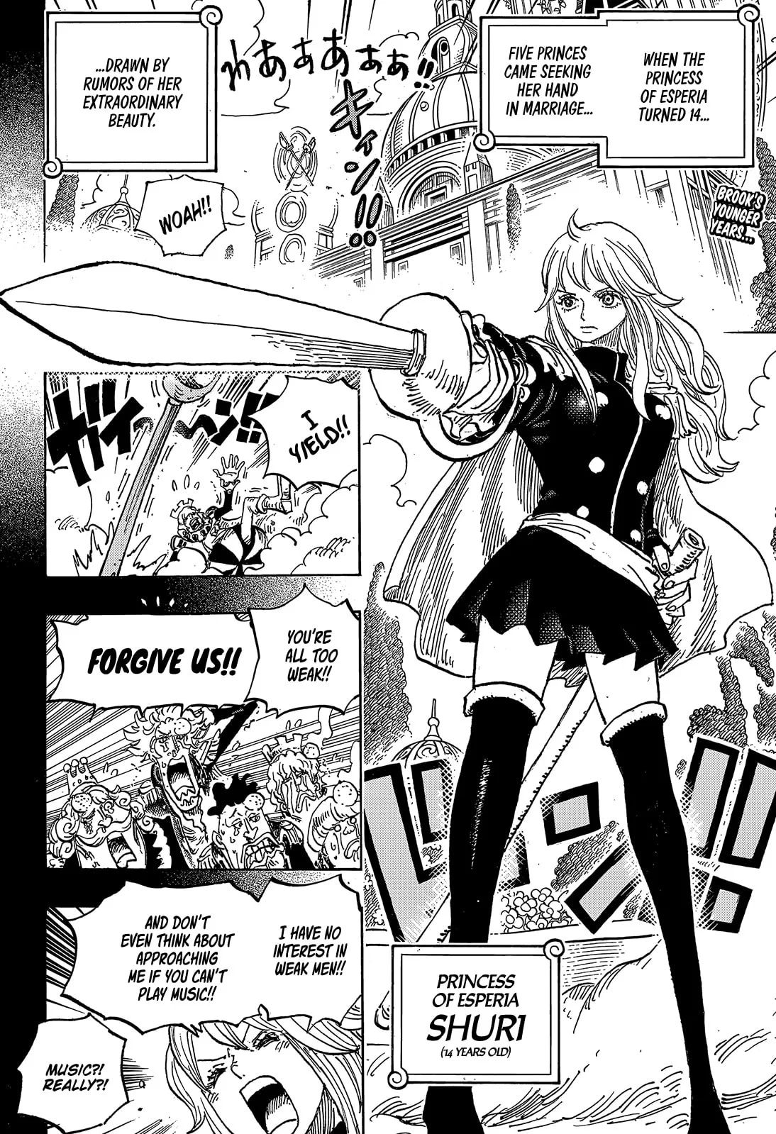 One Piece Manga, chapter 1184, page 2
