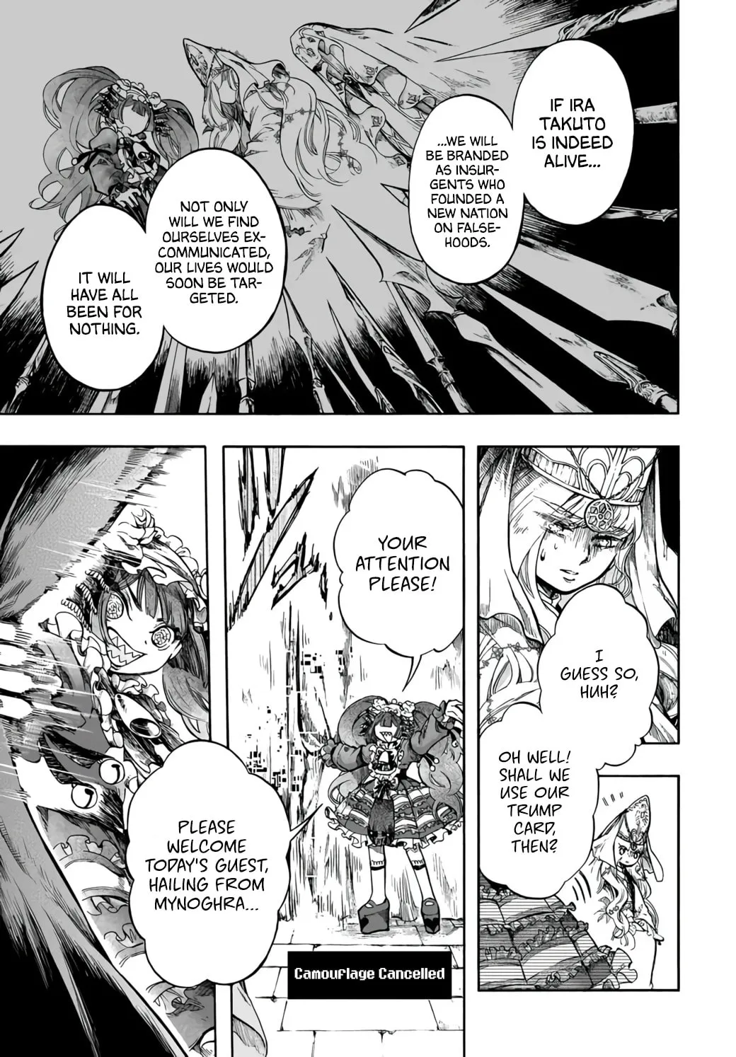 Apocalypse Bringer Mynoghra: World Conquest Starts with the Civilization of Ruin, chapter 32, page 25