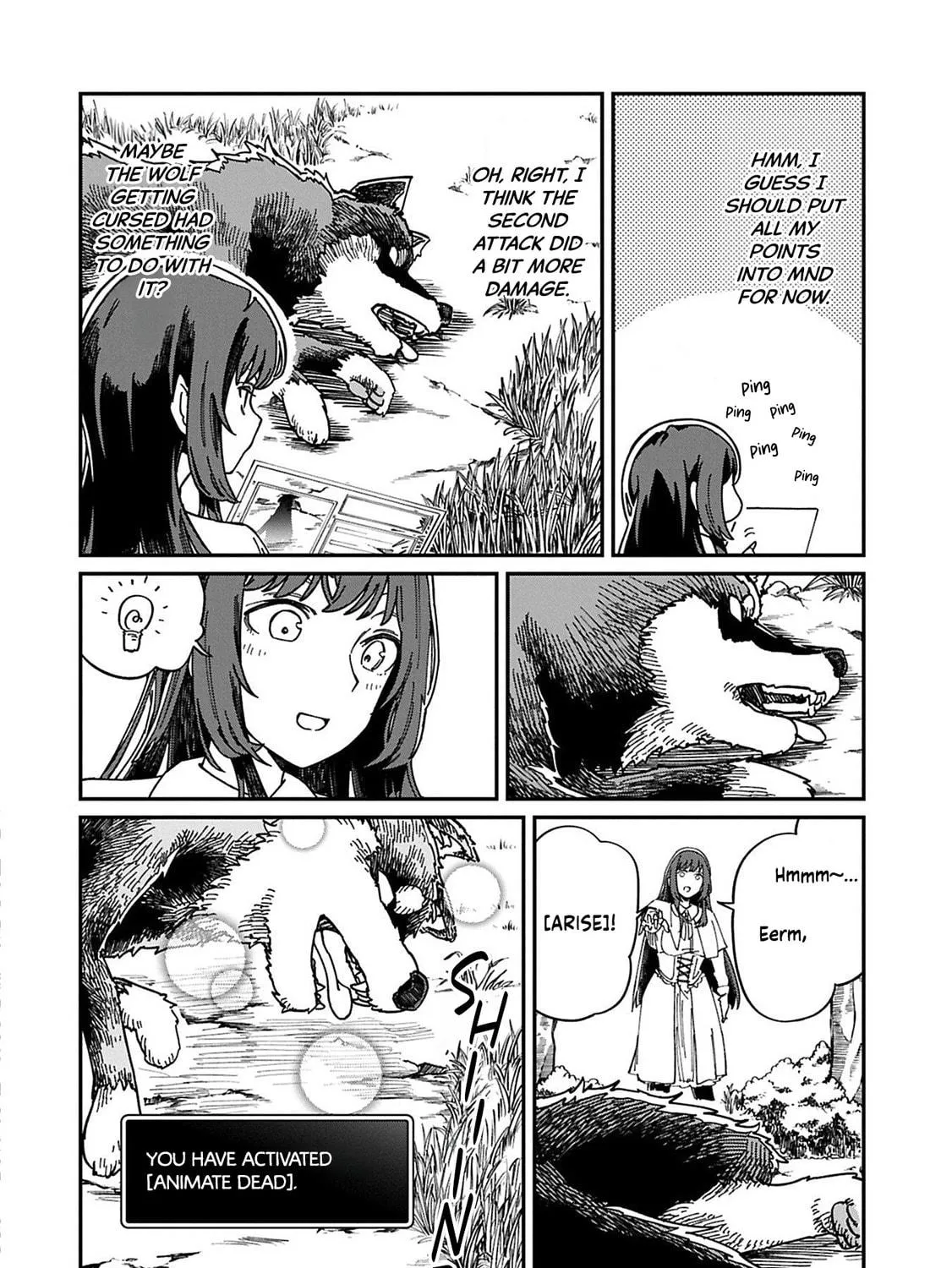 After I Knocked Down a Guide Angel, I Became a Necromancer ~A Supremely Cute Gothic Lolita Evil God is so Terrific!~, chapter 1, page 47