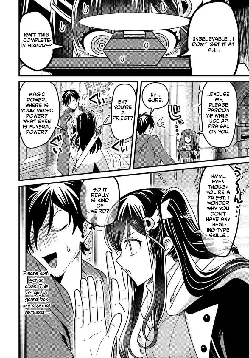 The Ex-Salaryman Monk’s Dungeon Funeral Livestream, chapter 1, page 38