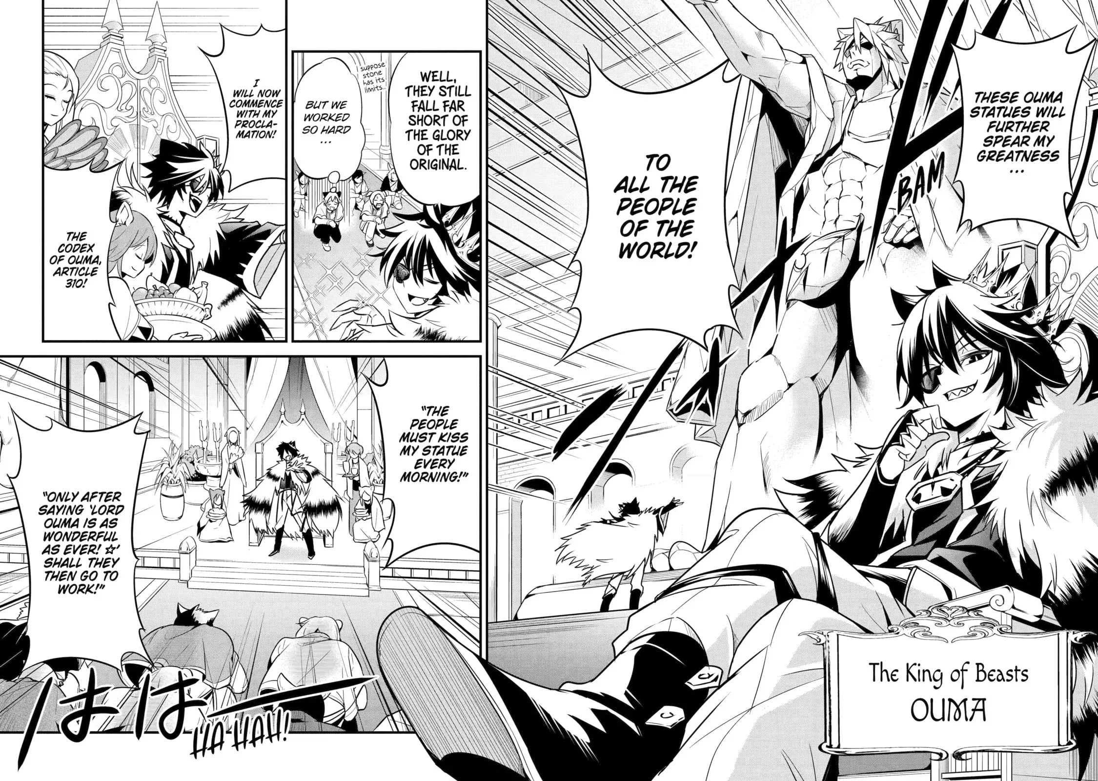 The Beast King Ouma Reconquers the World, chapter 1, page 8