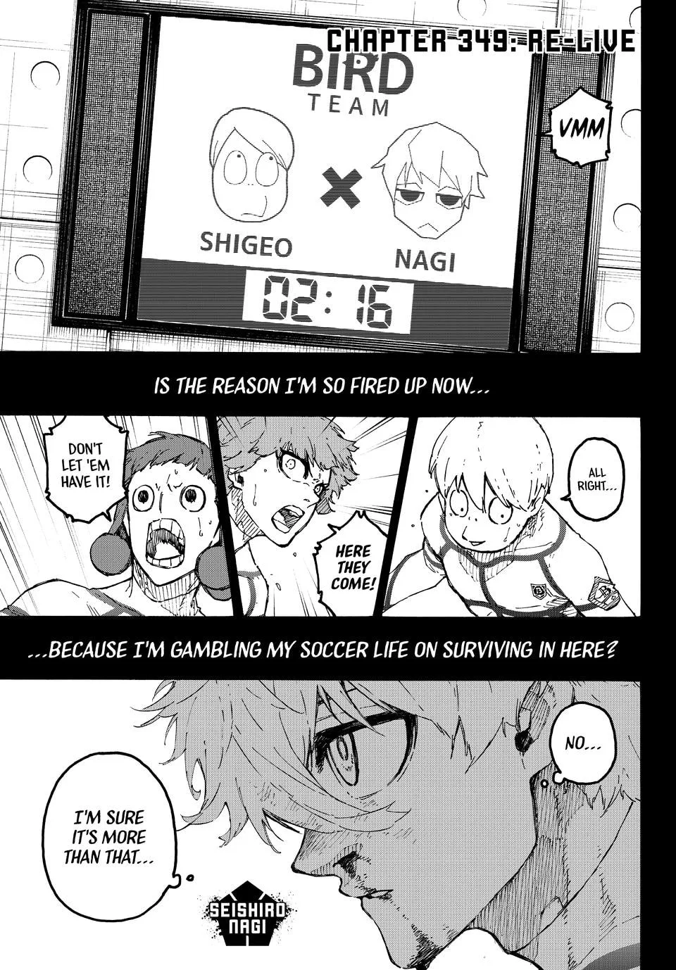 B Lock Manga, chapter 349, page 1