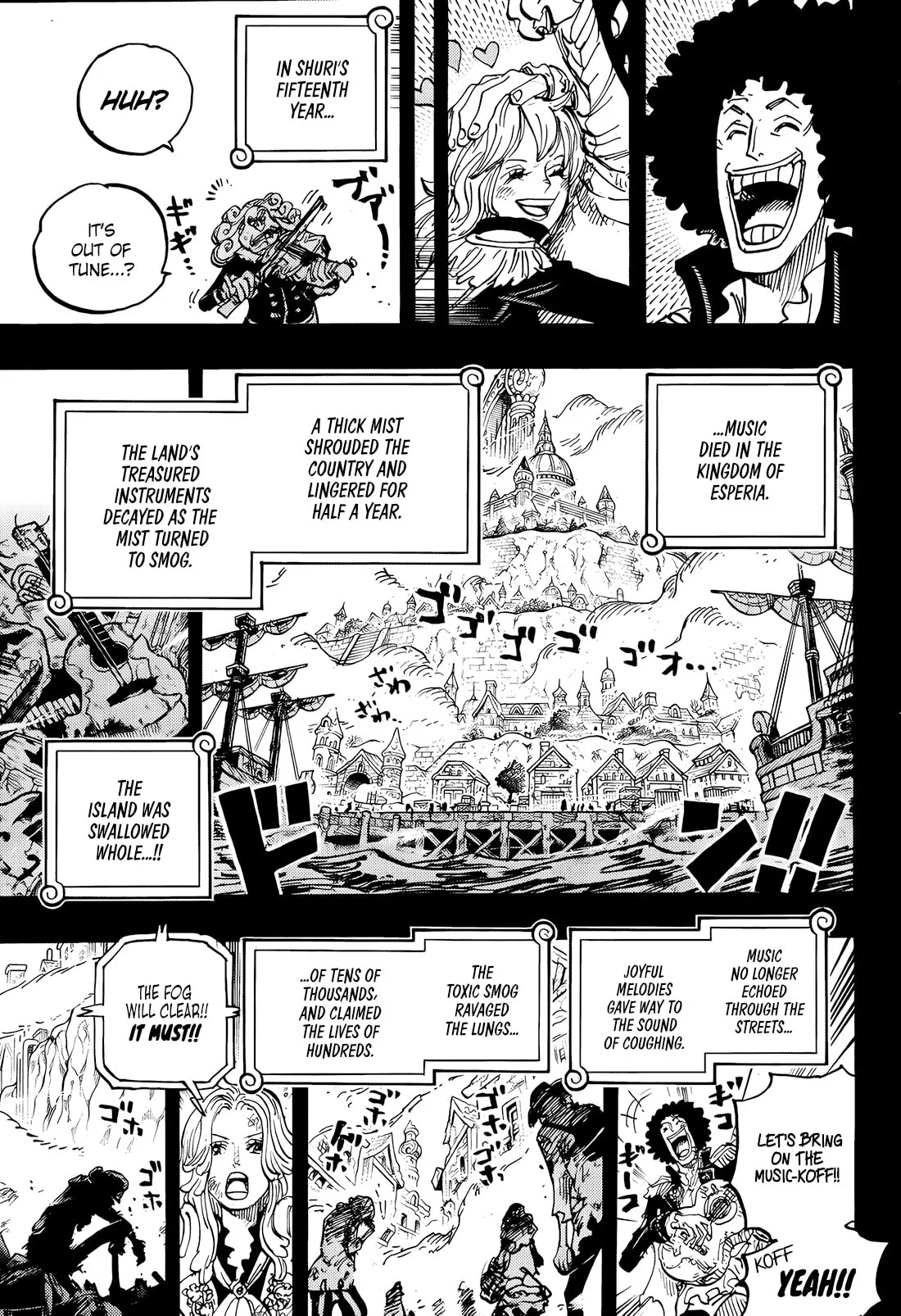 One Piece Manga, chapter 1185, page 9