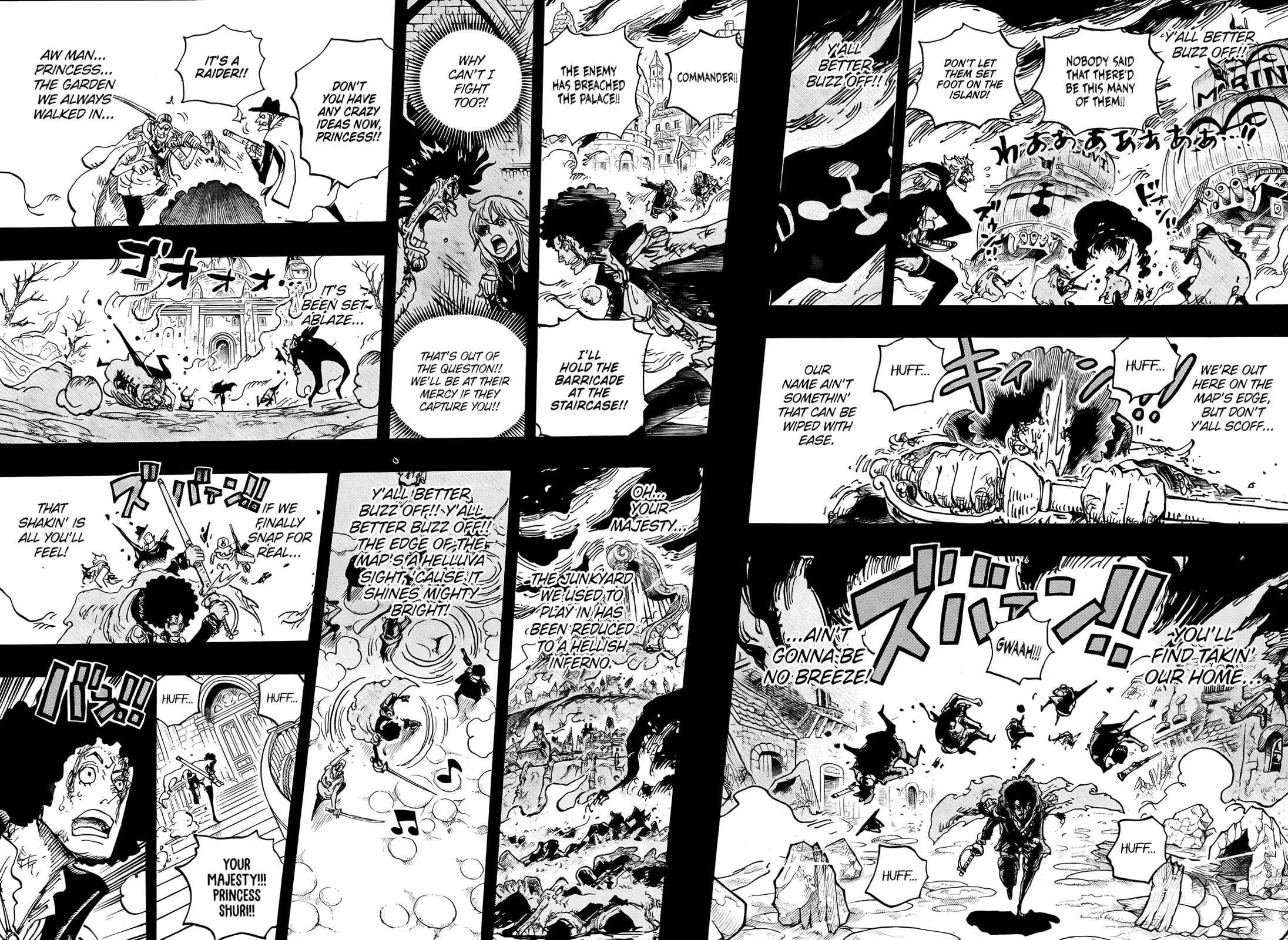 One Piece Manga, chapter 1185, page 14