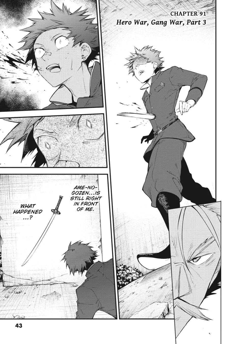 Bungo Stray Dogs, chapter 91, page 1