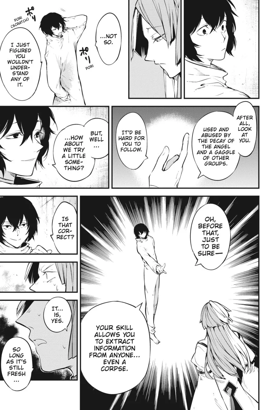 Bungo Stray Dogs, chapter 105, page 14