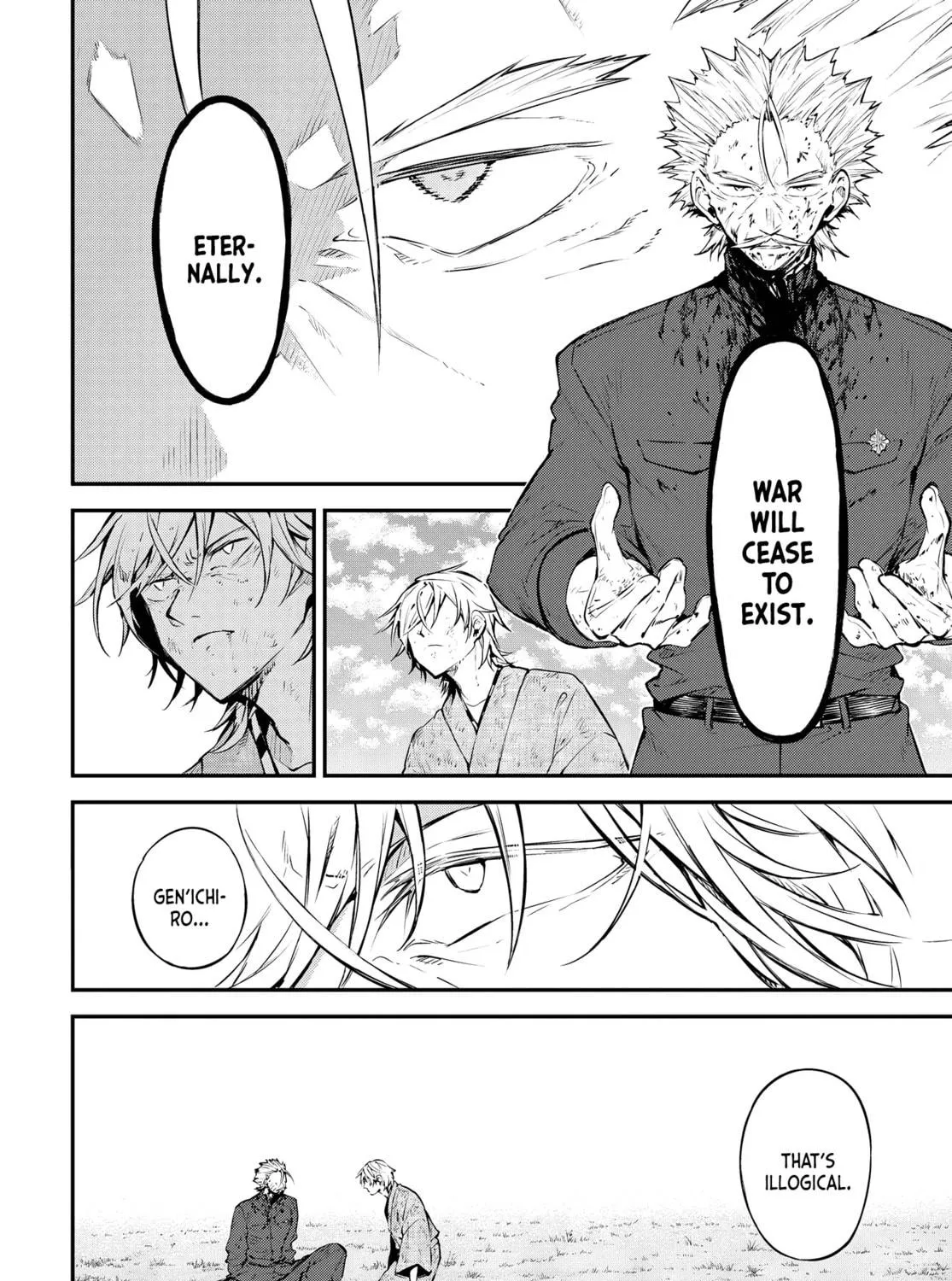 Bungo Stray Dogs, chapter 112, page 57