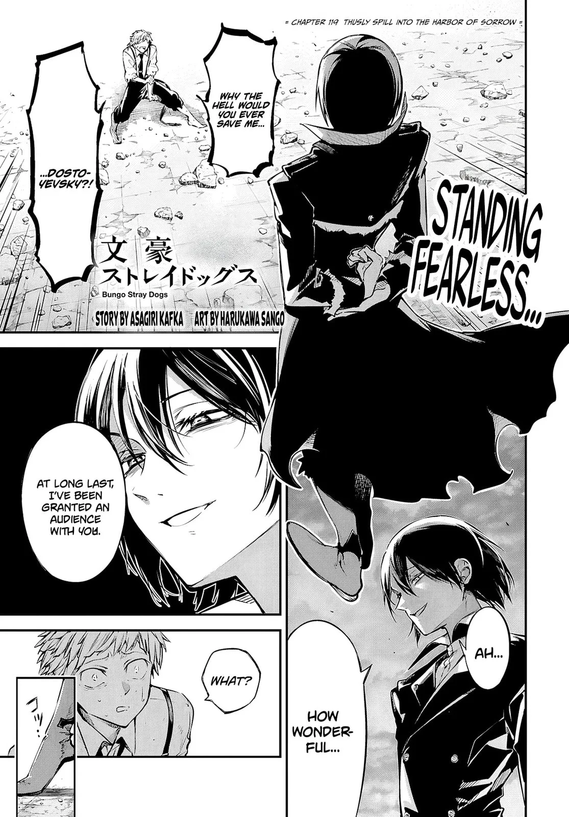 Bungo Stray Dogs, chapter 119, page 1