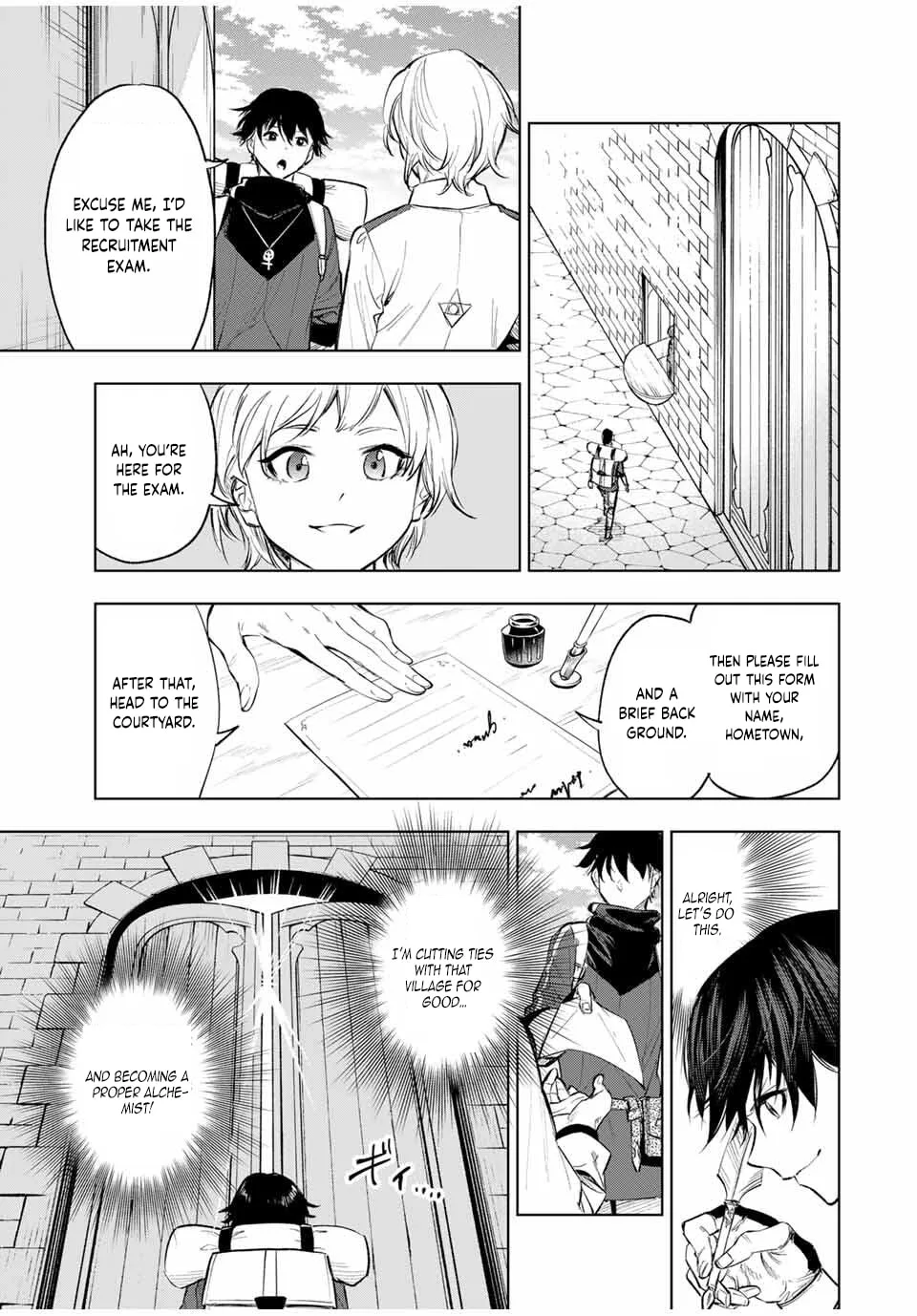 An Alchemist Who Escaped from a Depopulated Village is Revealed to be the Strongest in the City, chapter 2, page 5