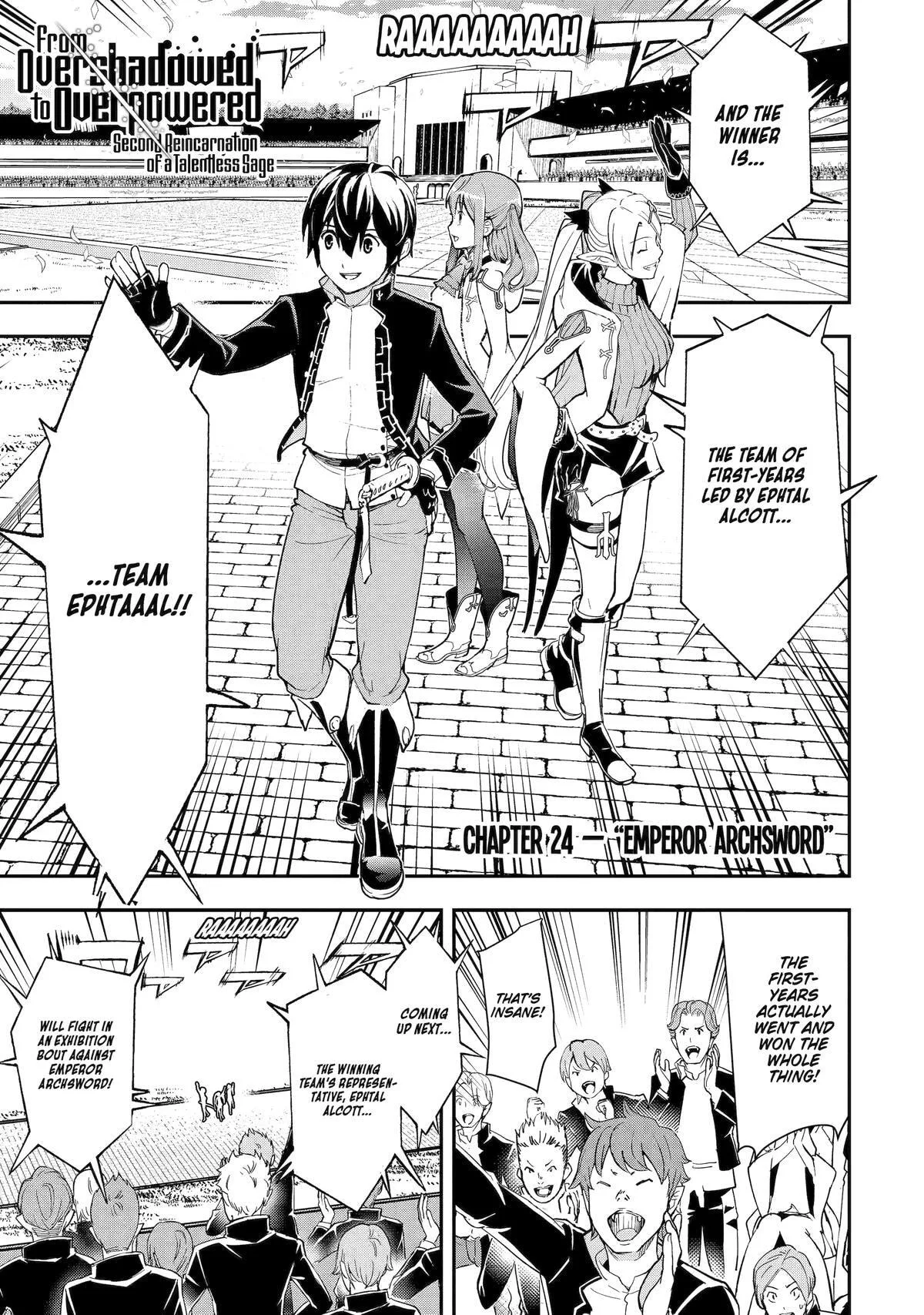From Overshadowed to Overpowered: Second Reincarnation of a Talentless Sage, chapter 24, page 1