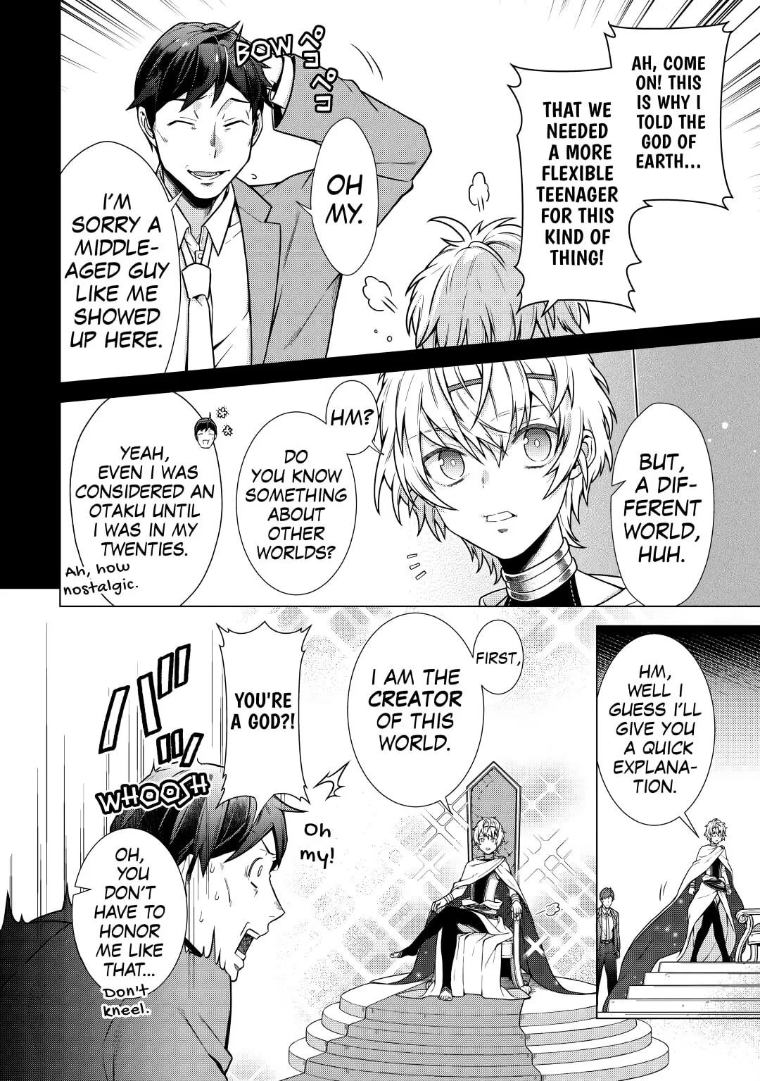 A Middle-aged Guy Turned Transcendent Explores a Different World at His Own Pace, chapter 1, page 6