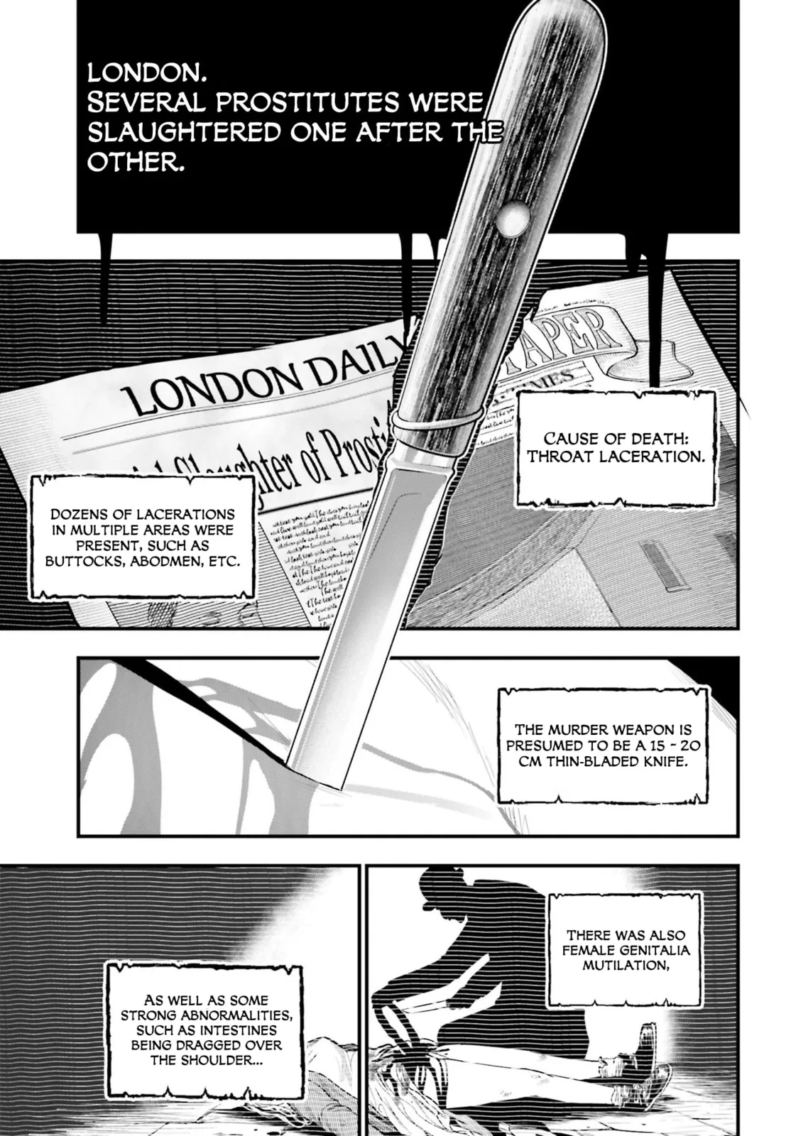 Record of Ragnarok: The Jack the Ripper Case Files, chapter 1, page 6