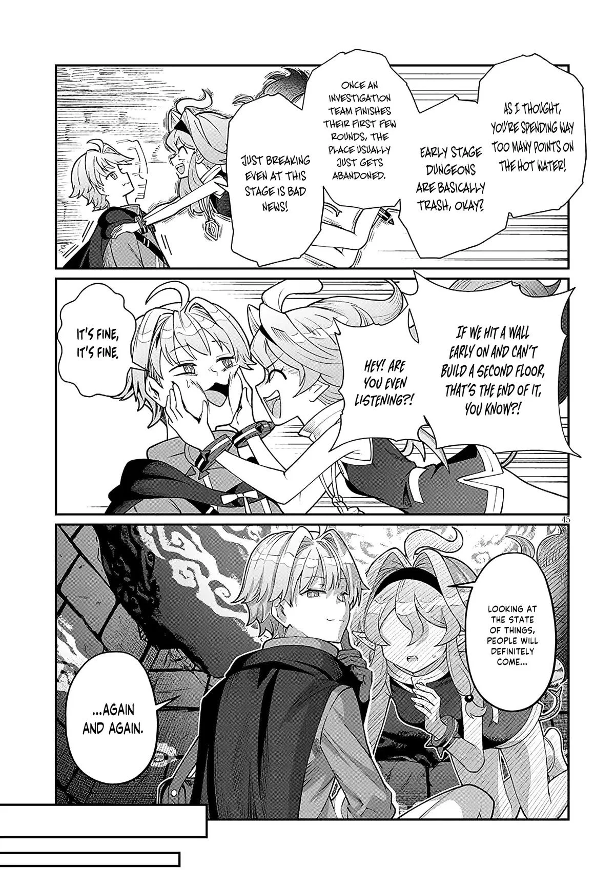 Isekai Tensei Dungeon Master: Onsen Dungeon o Tsukuru, chapter 1, page 44