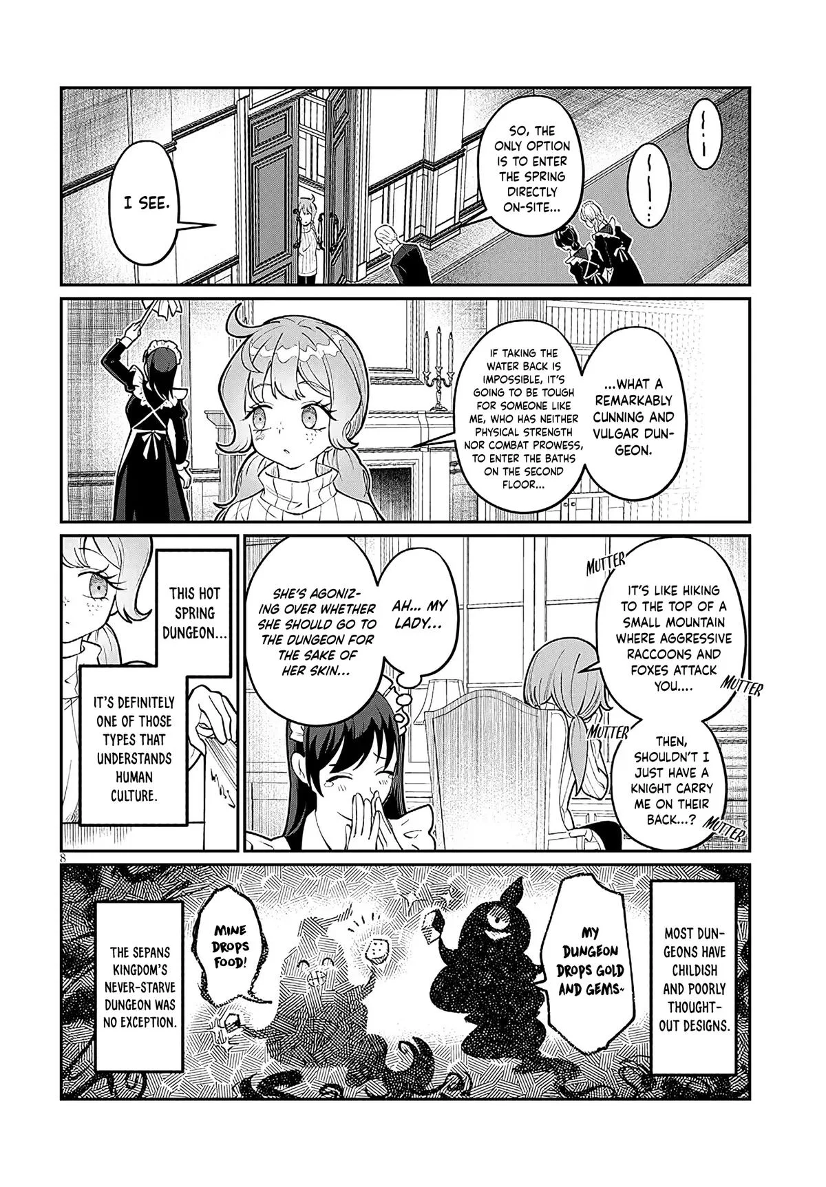 Isekai Tensei Dungeon Master: Onsen Dungeon o Tsukuru, chapter 4, page 8