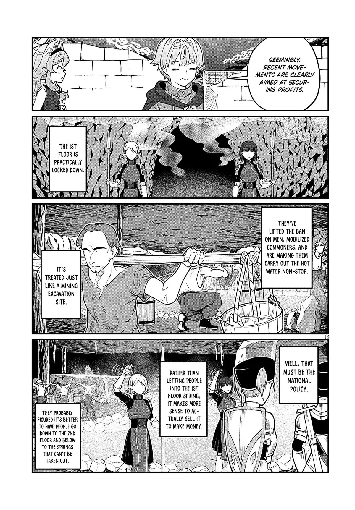 Isekai Tensei Dungeon Master: Onsen Dungeon o Tsukuru, chapter 4, page 13