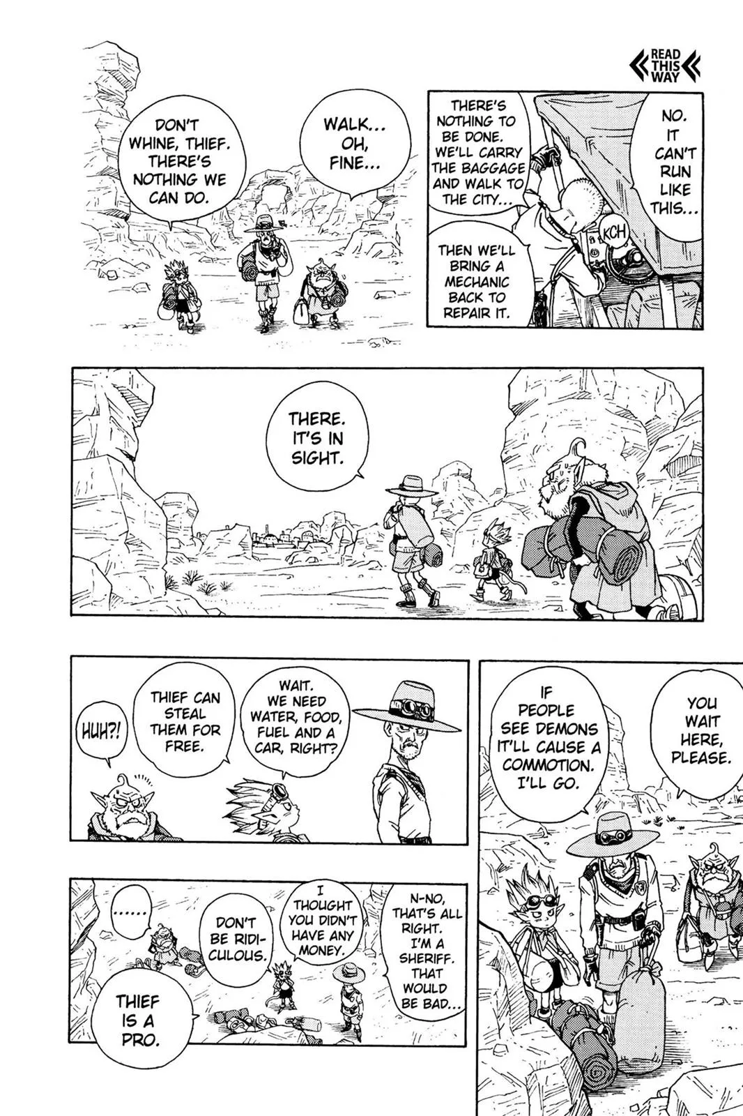 Sand Land, chapter 2, page 12