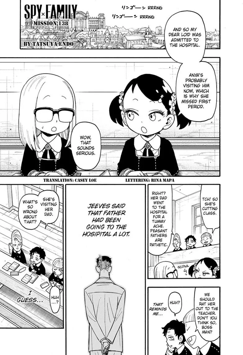SPY x FAMILY Manga, chapter 138, page 1
