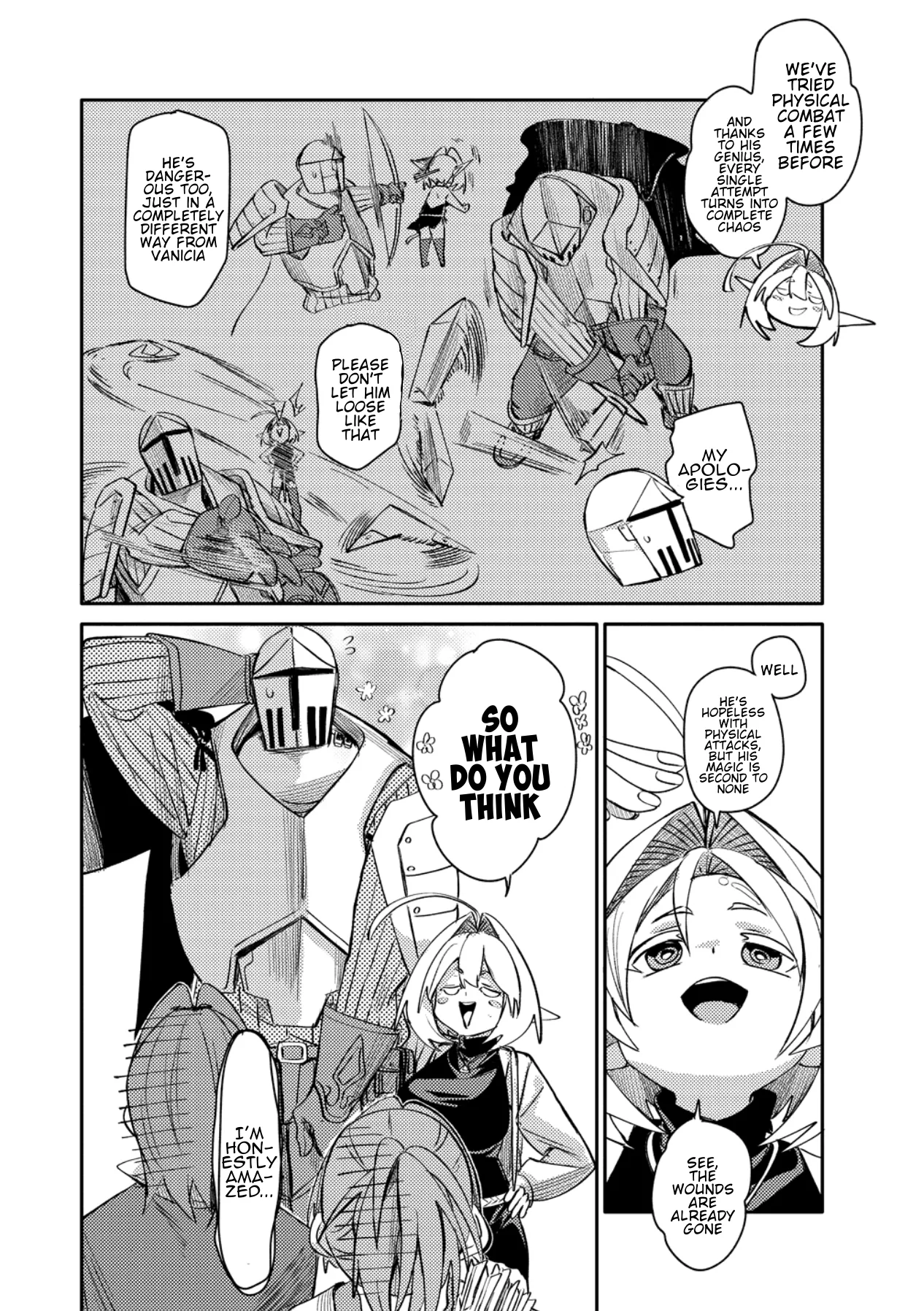 The Elf Picked Up a Heavy Knight., chapter 2, page 14