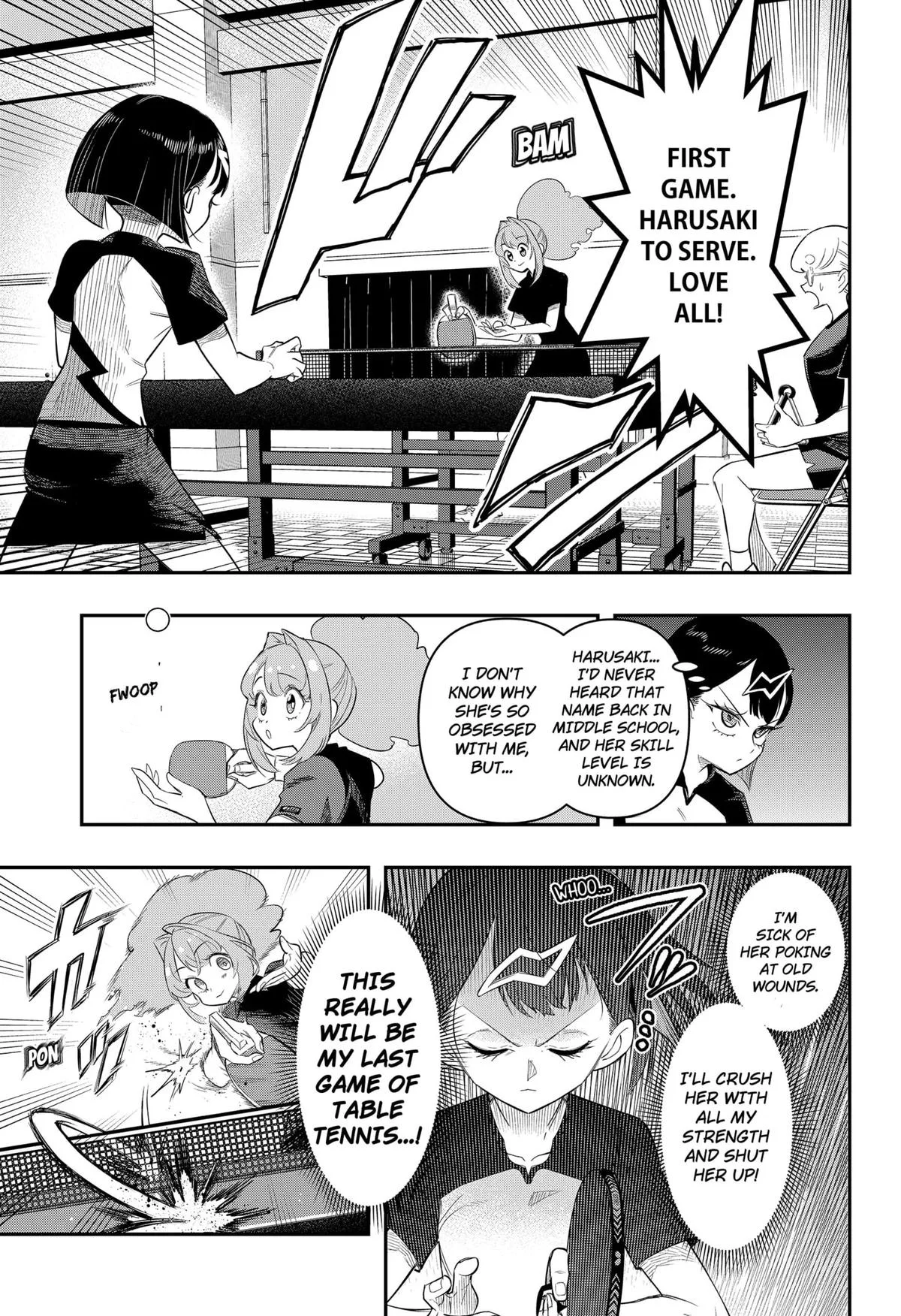 Shunrai Table Tennis, chapter 1, page 28