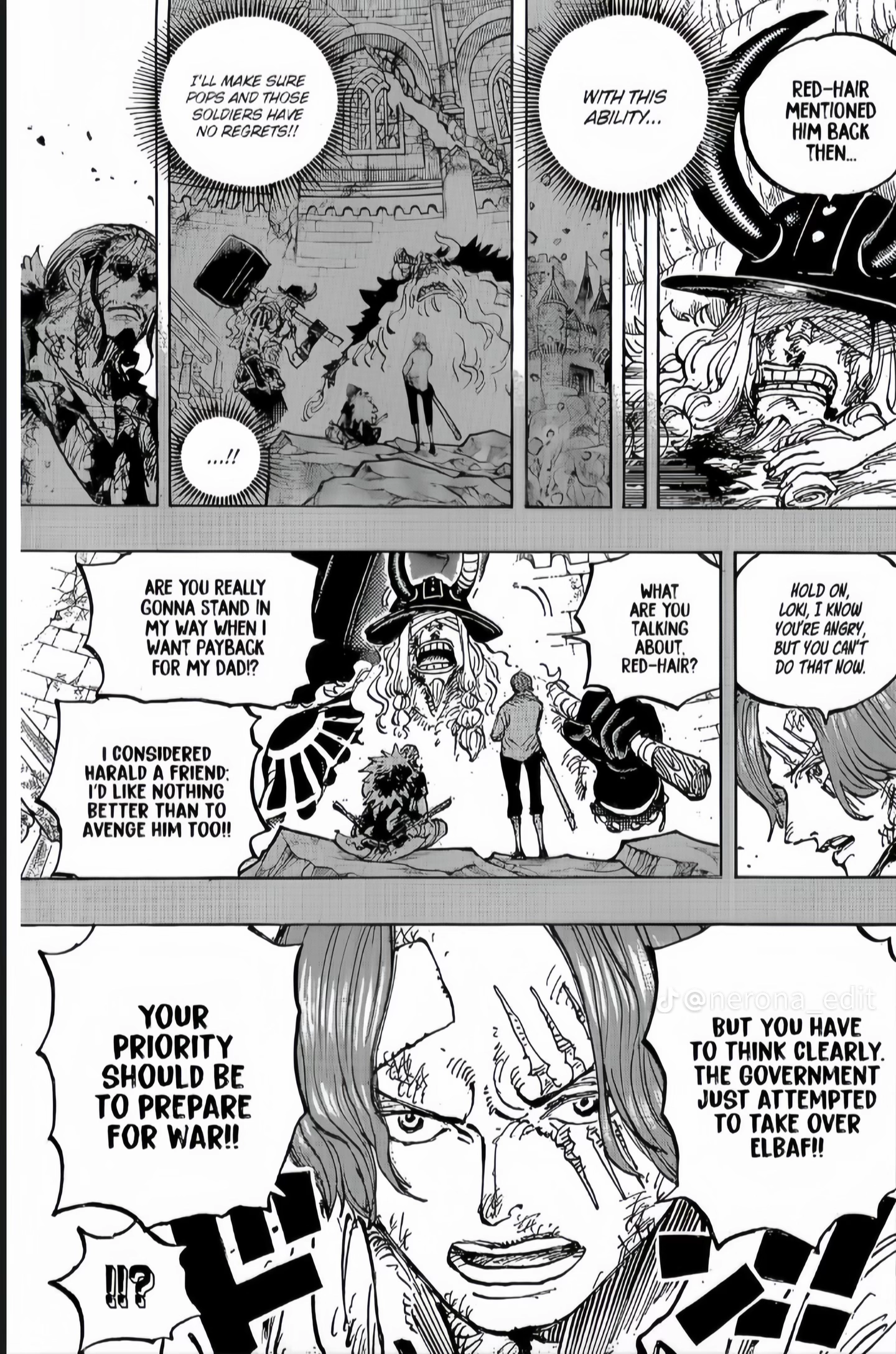 One Piece Manga, chapter 1189, page 9