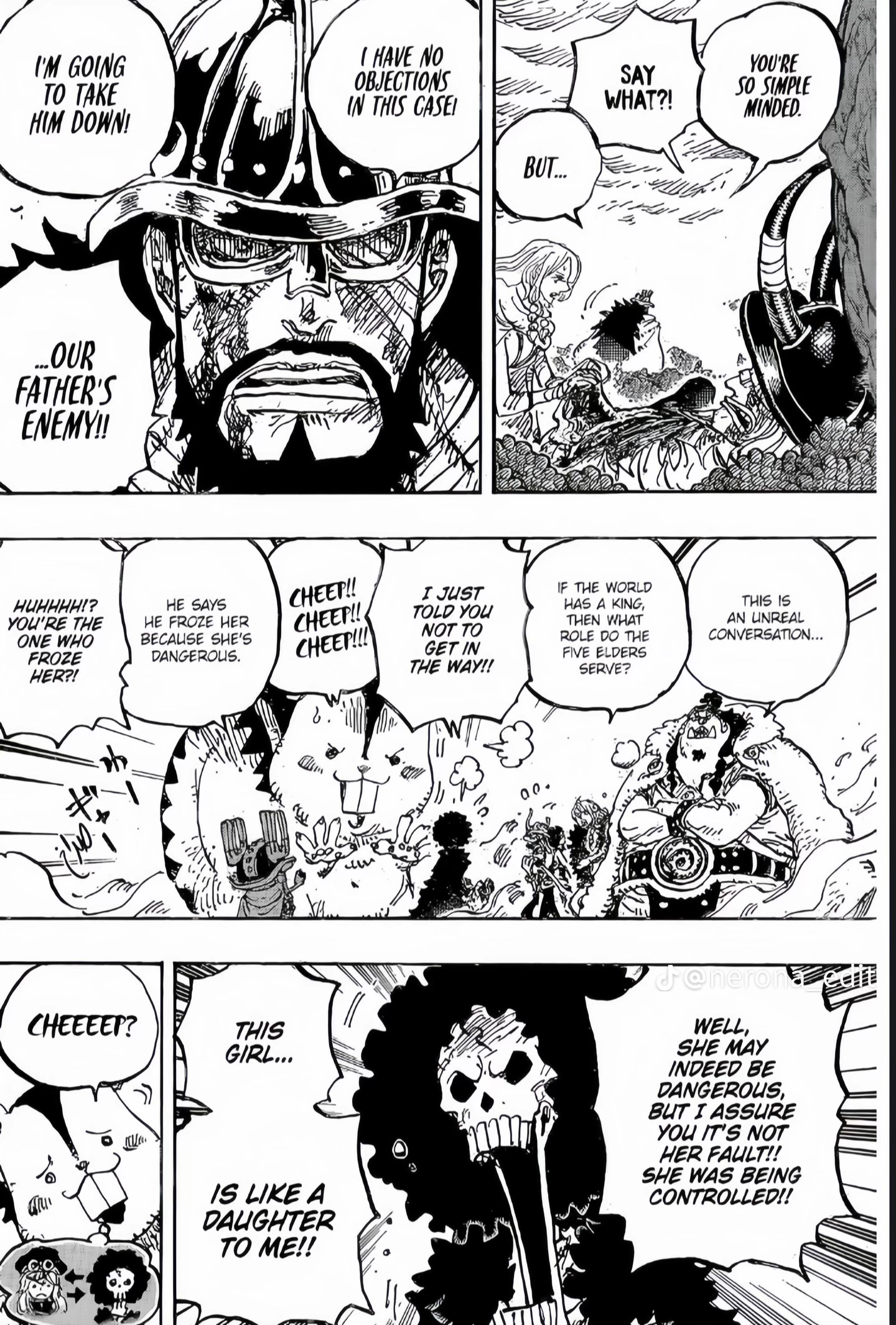 One Piece Manga, chapter 1189, page 12