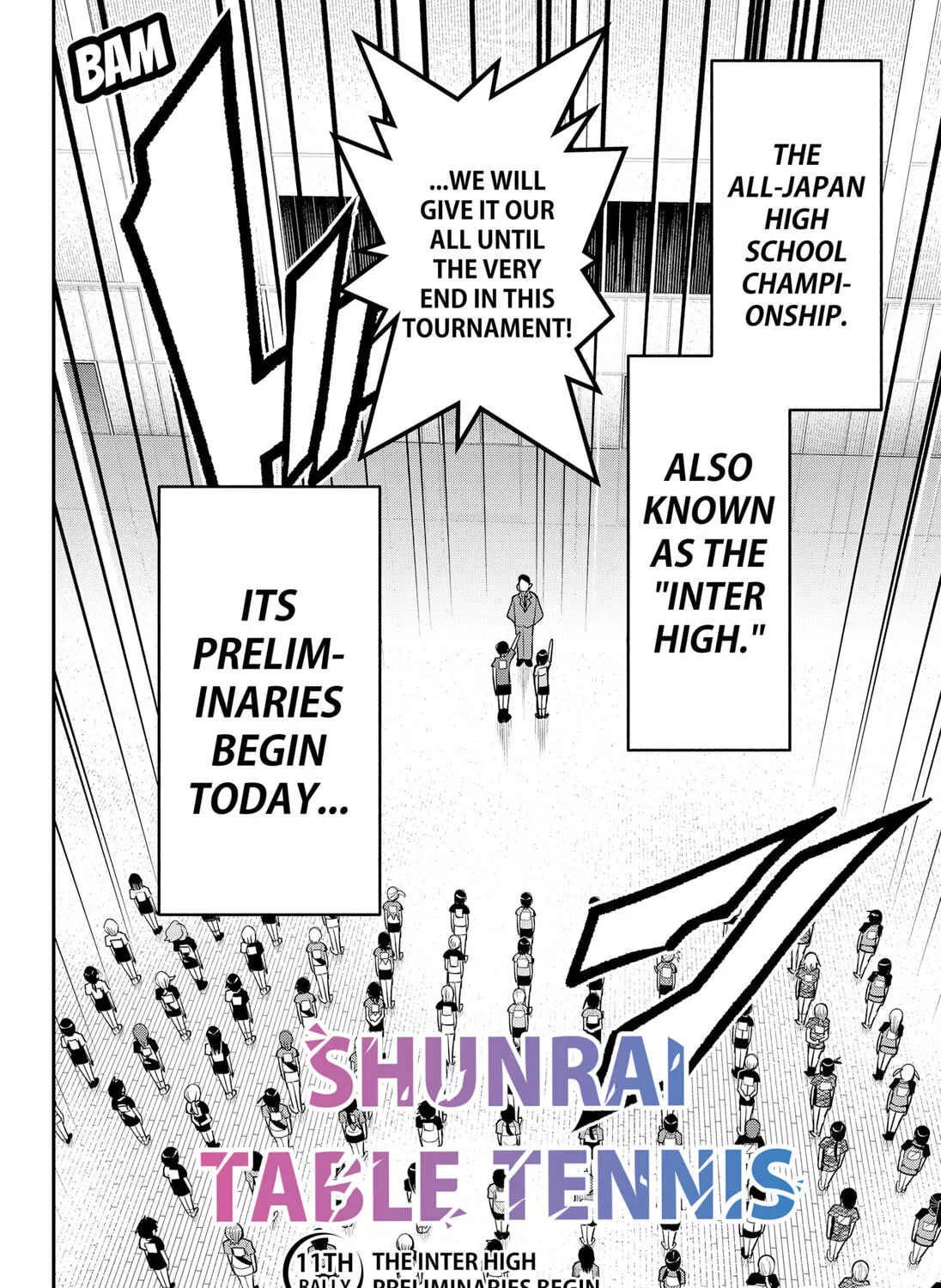 Shunrai Table Tennis, chapter 11, page 3
