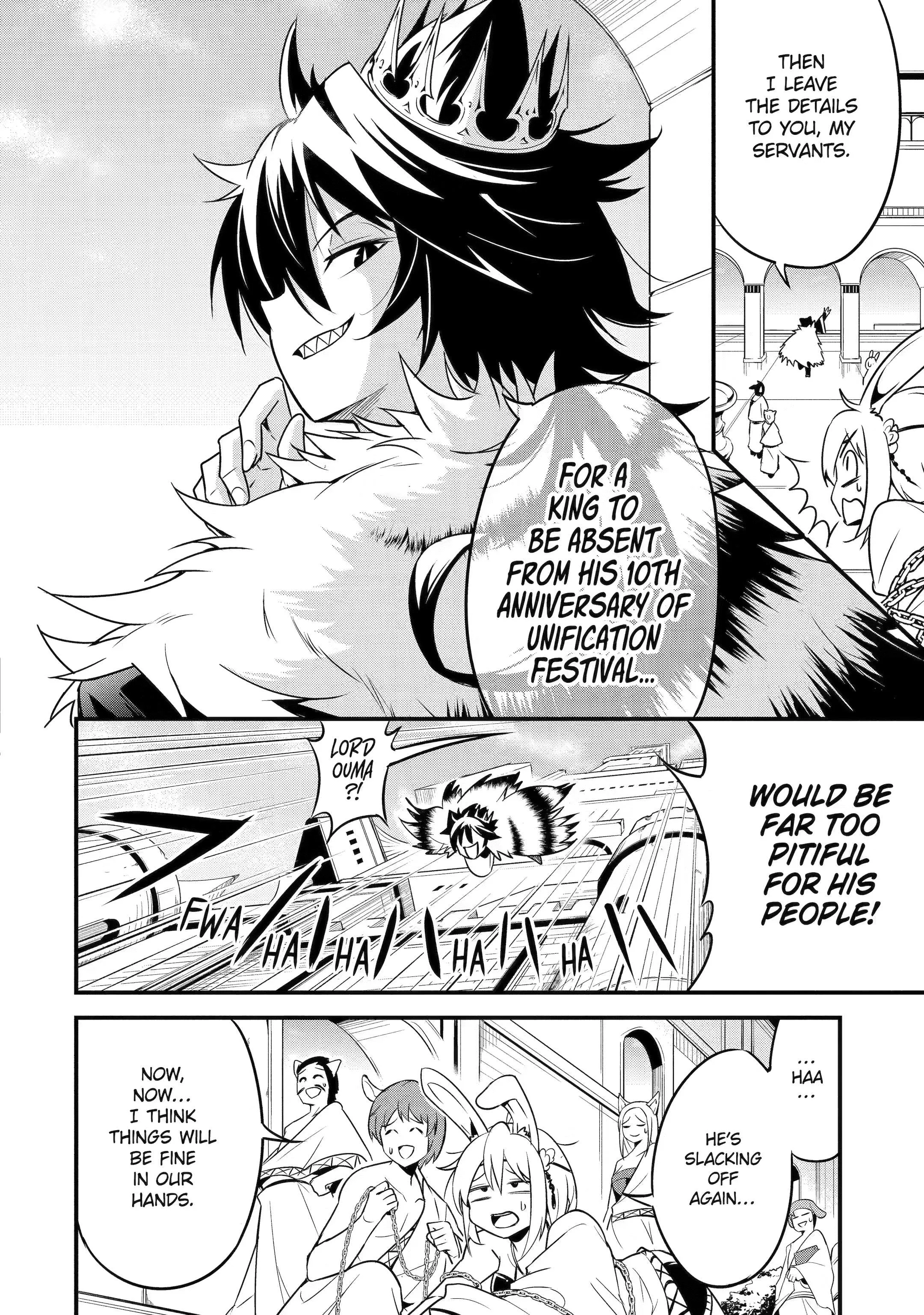 The Beast King Ouma Reconquers the World, chapter 1, page 8