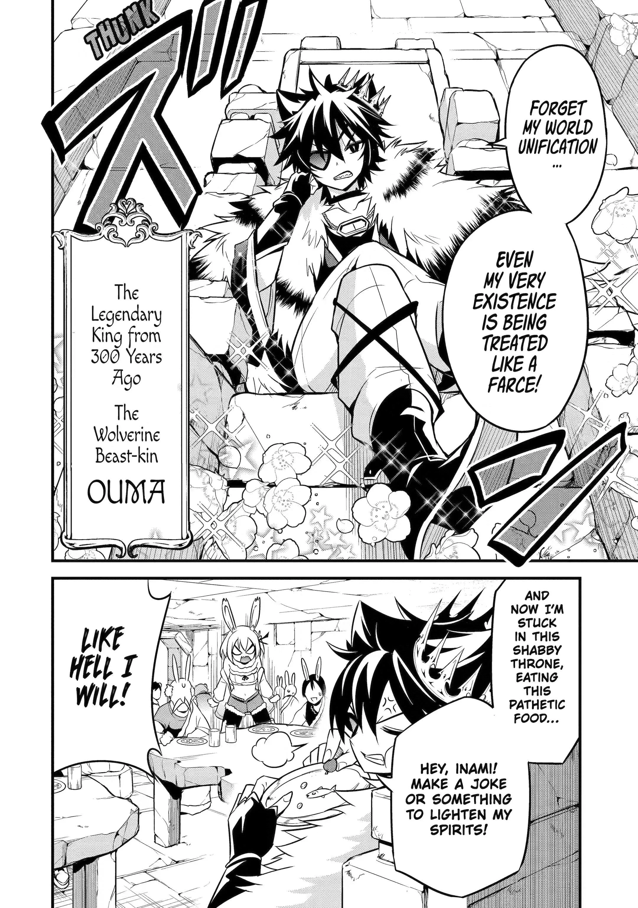 The Beast King Ouma Reconquers the World, chapter 2, page 8