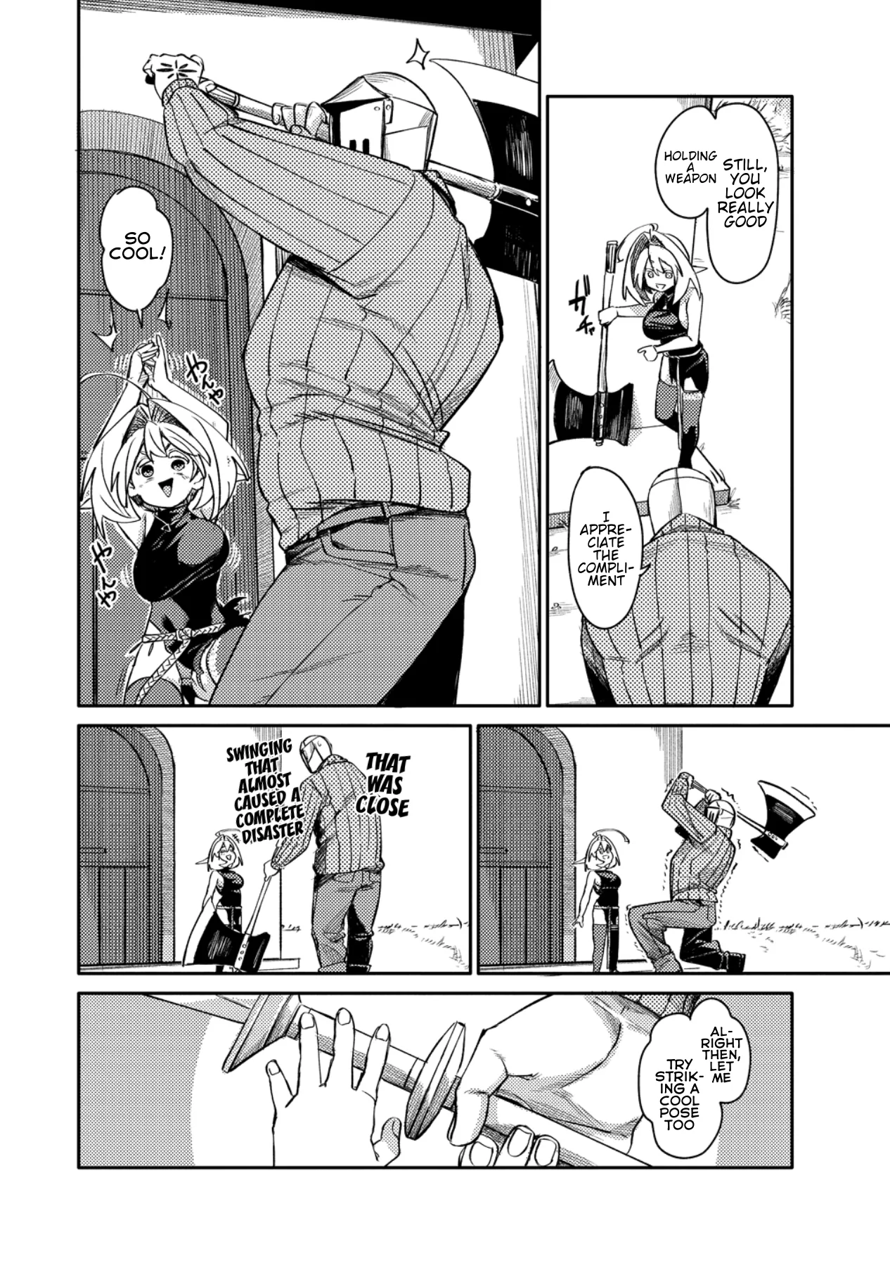 The Elf Picked Up a Heavy Knight., chapter 3, page 18
