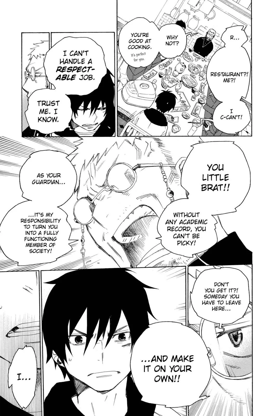 Blue Exorcist, chapter 1, page 9