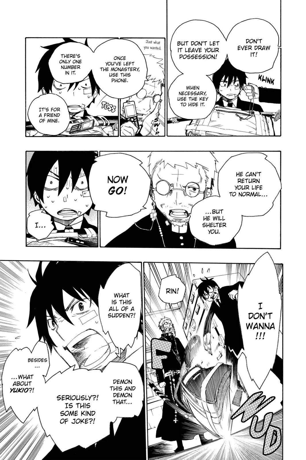Blue Exorcist, chapter 1, page 39