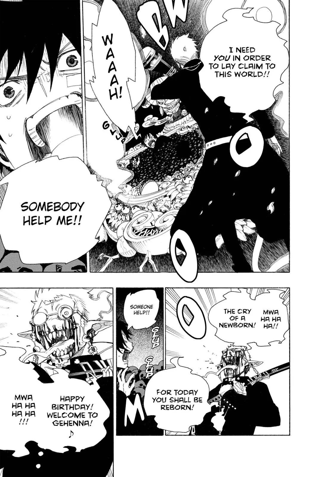 Blue Exorcist, chapter 1, page 52