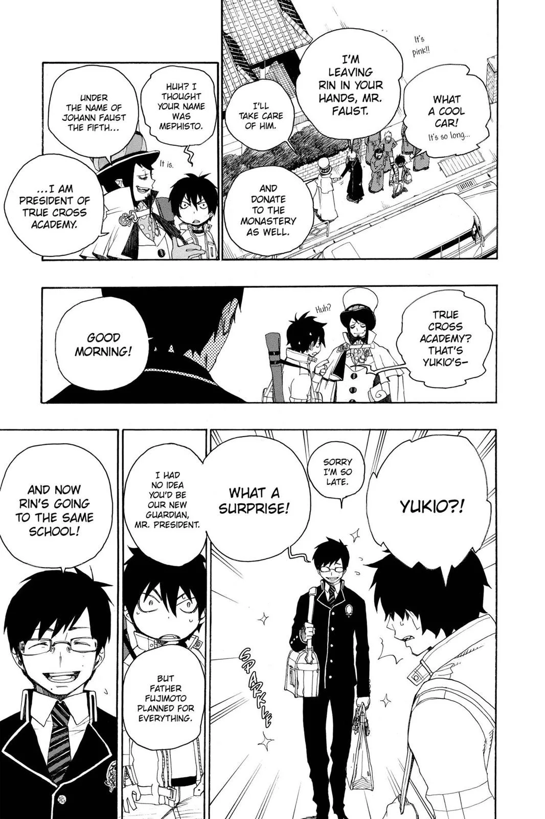 Blue Exorcist, chapter 2, page 3