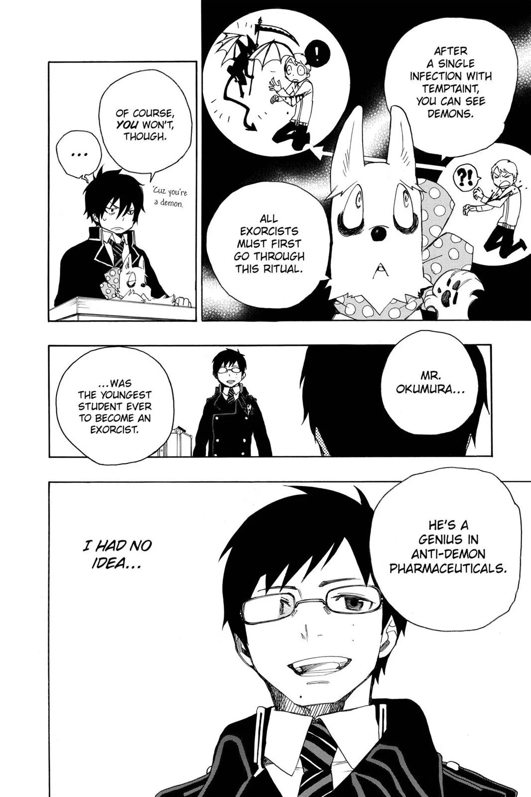 Blue Exorcist, chapter 2, page 23