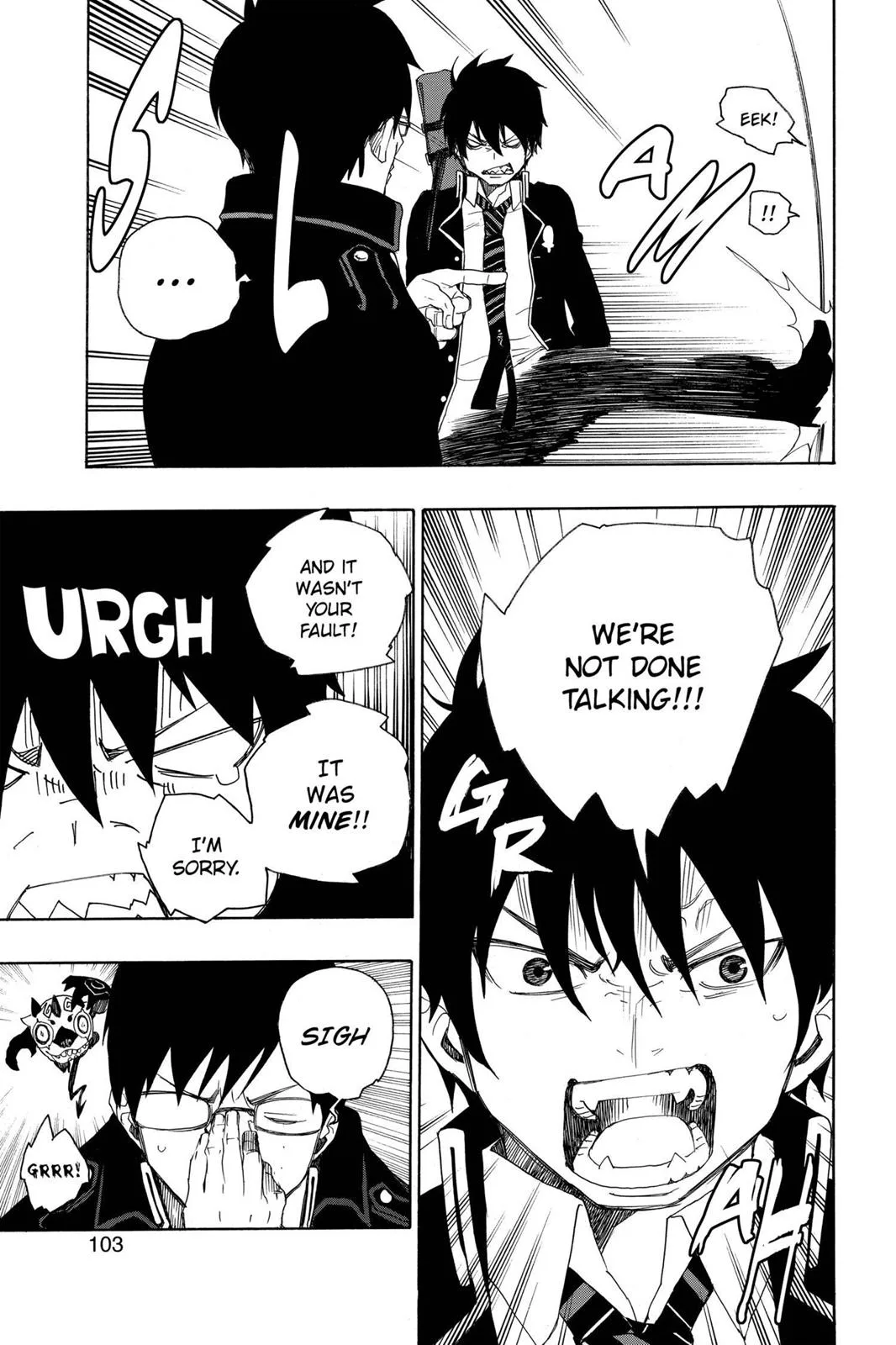 Blue Exorcist, chapter 2, page 30
