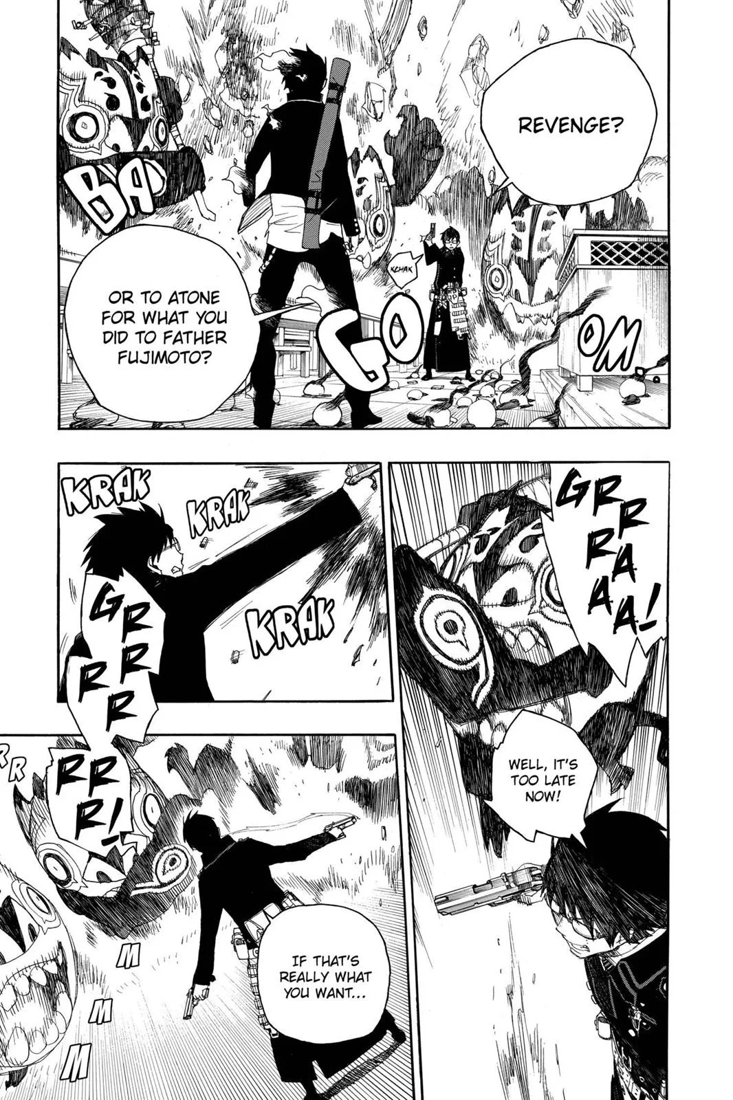 Blue Exorcist, chapter 2, page 34
