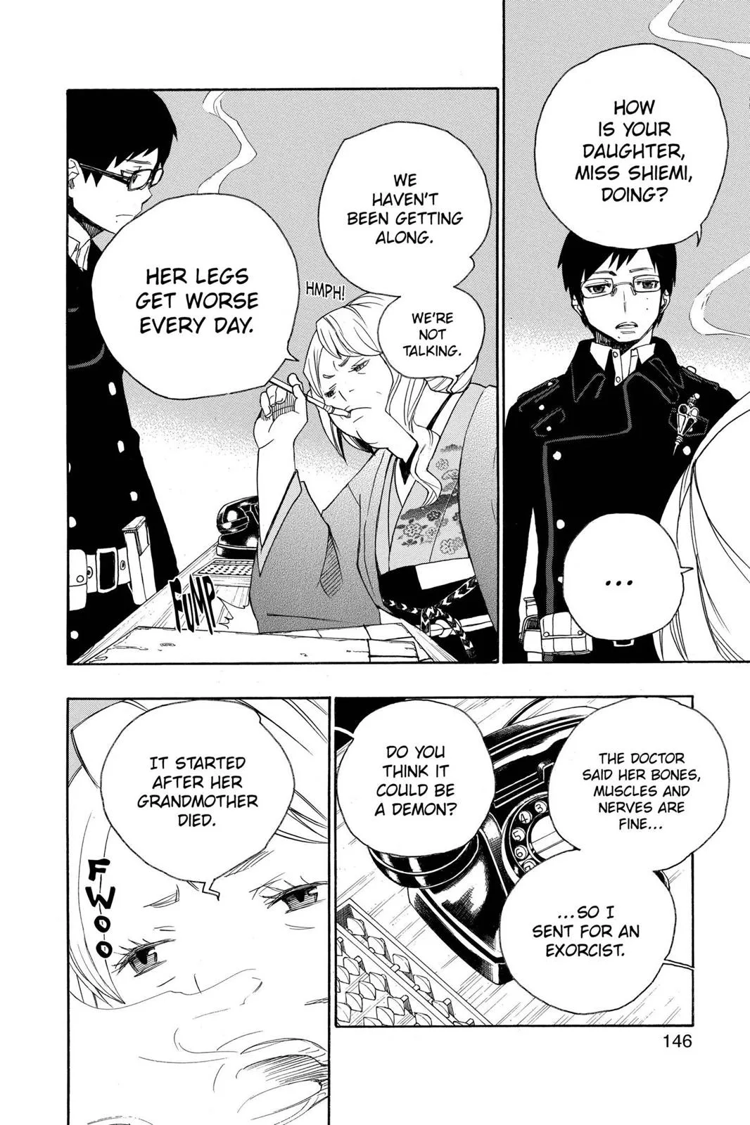 Blue Exorcist, chapter 3, page 16