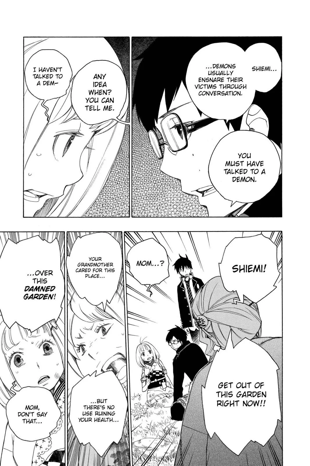 Blue Exorcist, chapter 3, page 25