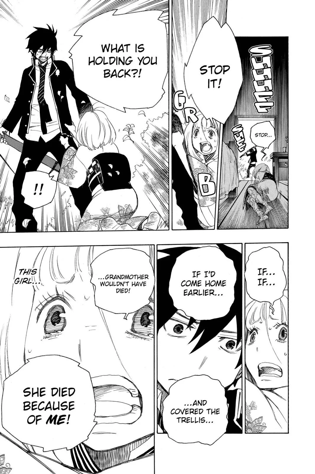 Blue Exorcist, chapter 3, page 35