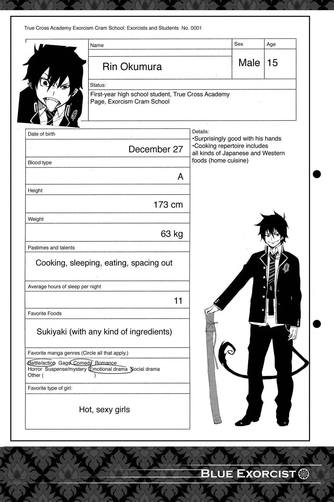Blue Exorcist, chapter 3, page 54