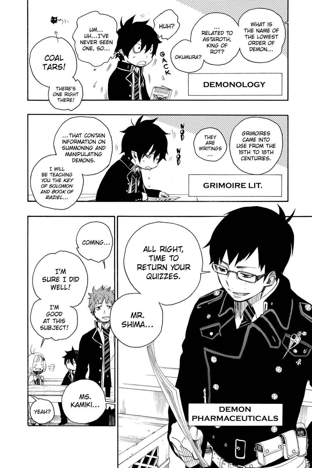 Blue Exorcist, chapter 4, page 9