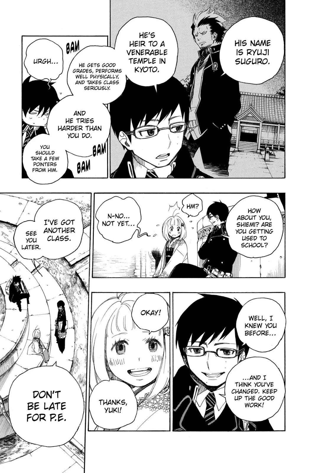 Blue Exorcist, chapter 4, page 14
