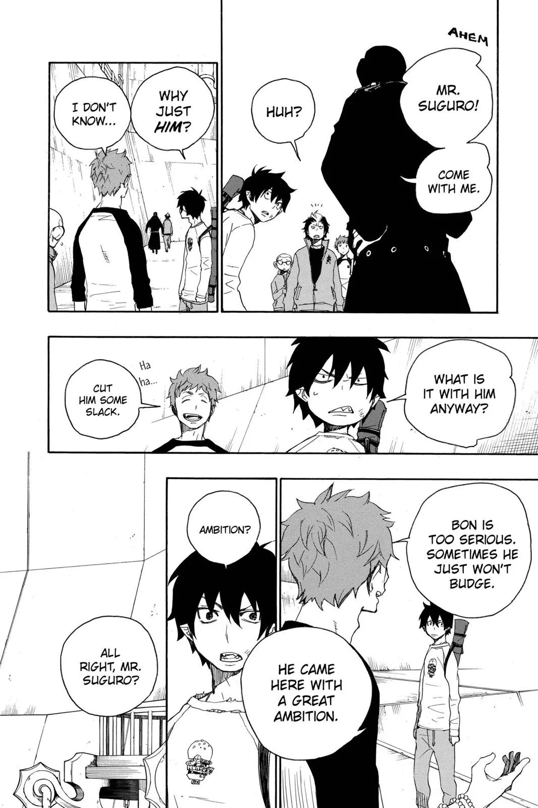 Blue Exorcist, chapter 4, page 23